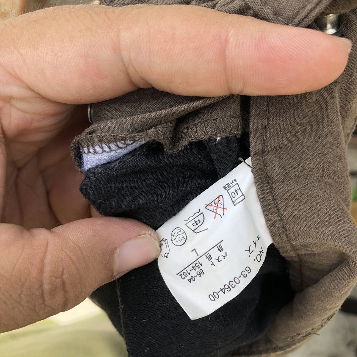 Japanese Brand DOUBLE PANTS MILITARY COLLECTION COVERALL Size US 34 / EU 50 - 6 Thumbnail