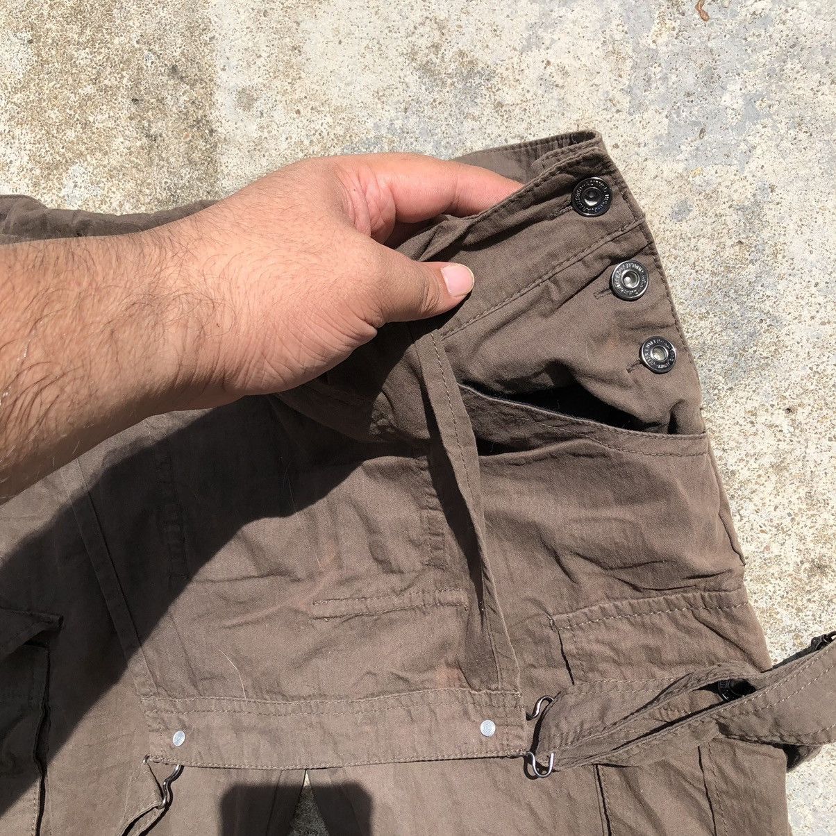 Japanese Brand DOUBLE PANTS MILITARY COLLECTION COVERALL Size US 34 / EU 50 - 4 Thumbnail