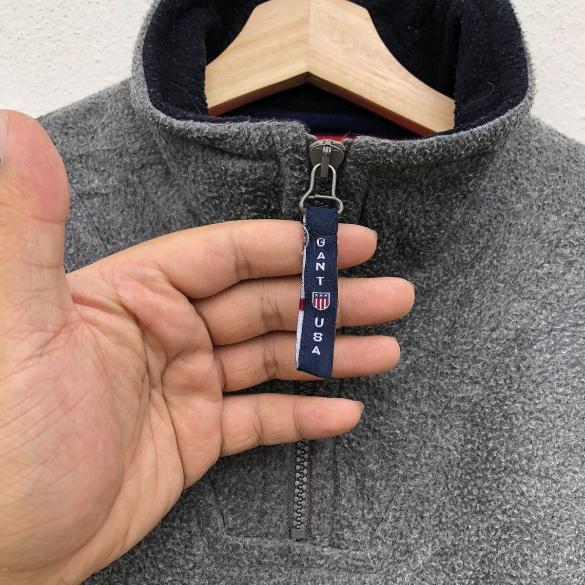 Gant Rugger GANG RUGGER FLEECE JACKET USA BIG LOGO USA FLAG Size US L / EU 52-54 / 3 - 7 Thumbnail