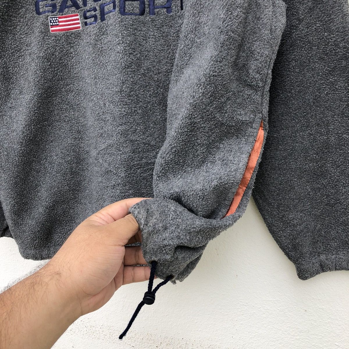 Gant Rugger GANG RUGGER FLEECE JACKET USA BIG LOGO USA FLAG Size US L / EU 52-54 / 3 - 5 Thumbnail