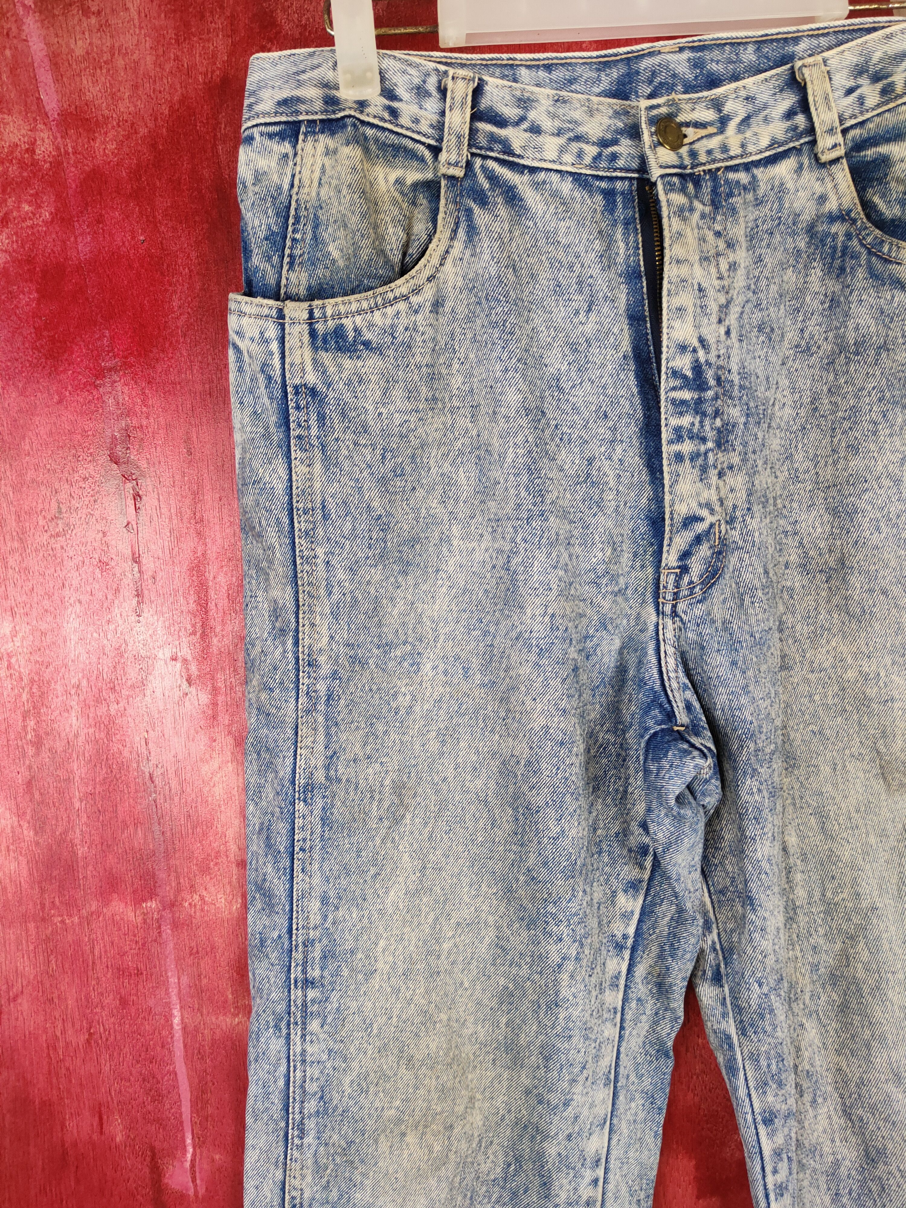 Vintage Japan vintage Blue denim Jeans #4899 Size US 31 - 3 Thumbnail