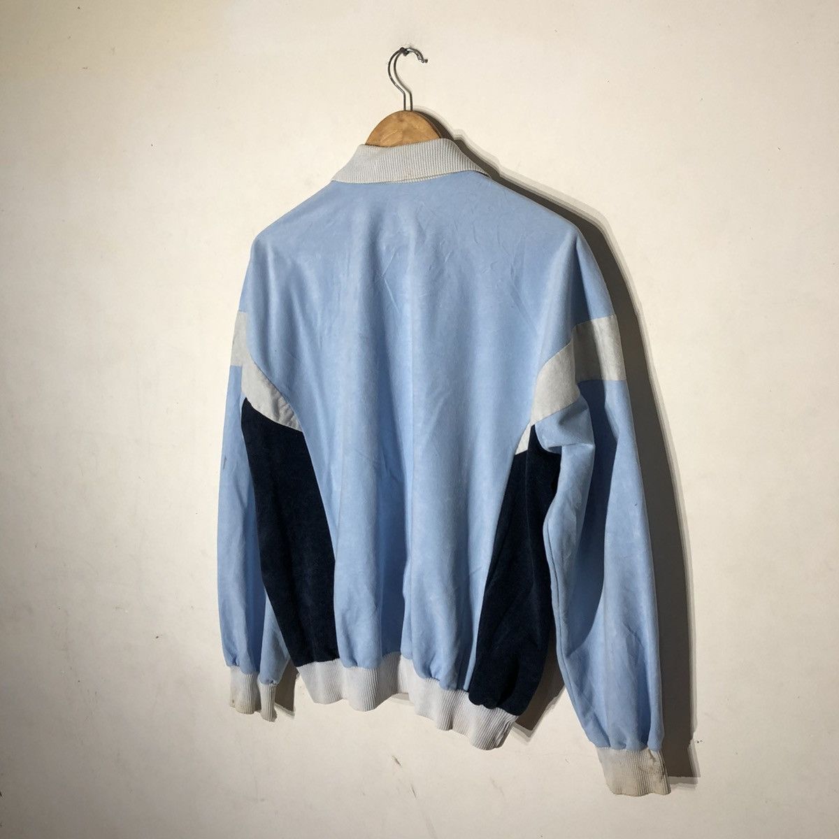 Adidas Vintage 80' Adidas Tracktop Zipper Jacket Made in France Size US M / EU 48-50 / 2 - 11 Thumbnail