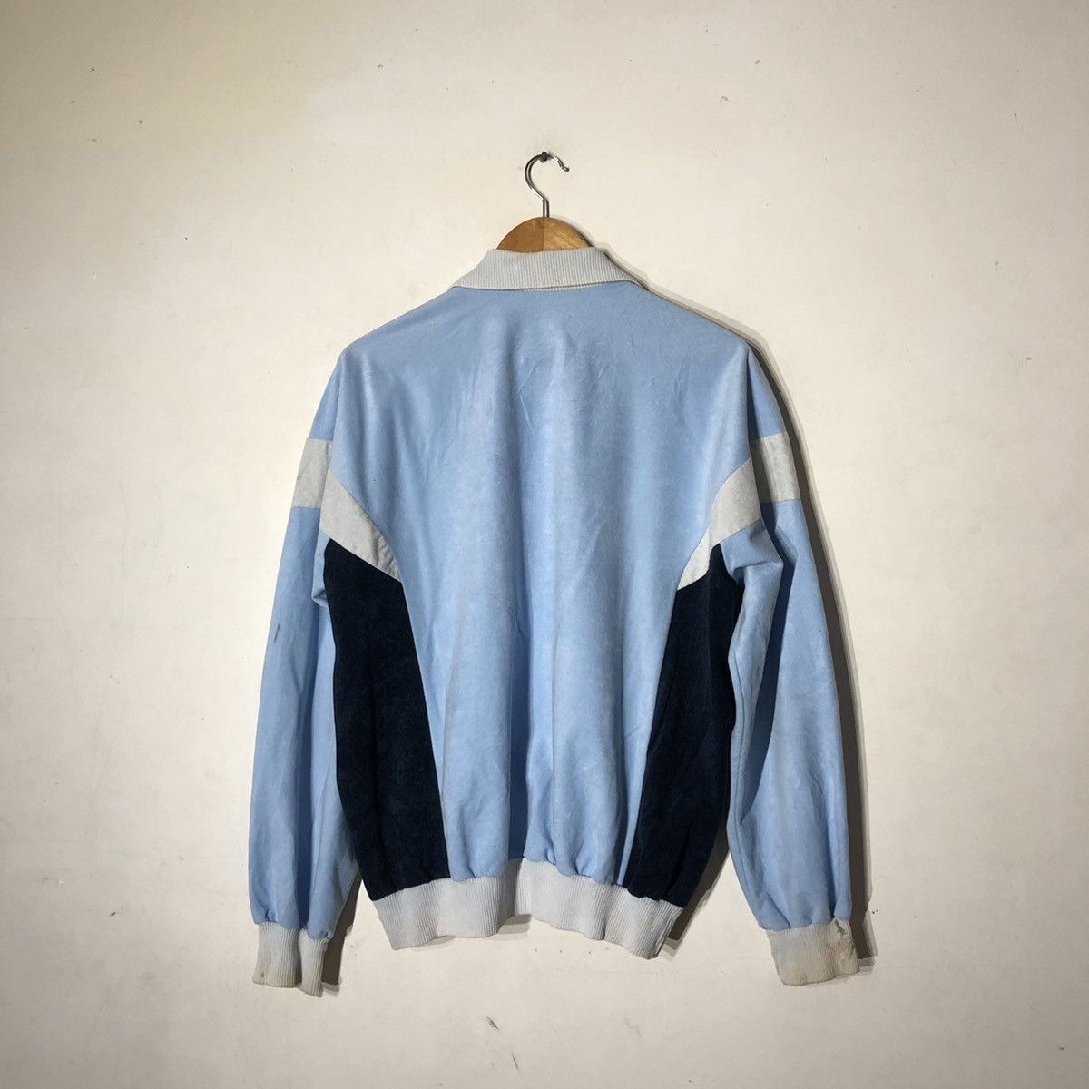 Adidas Vintage 80' Adidas Tracktop Zipper Jacket Made in France Size US M / EU 48-50 / 2 - 10 Thumbnail