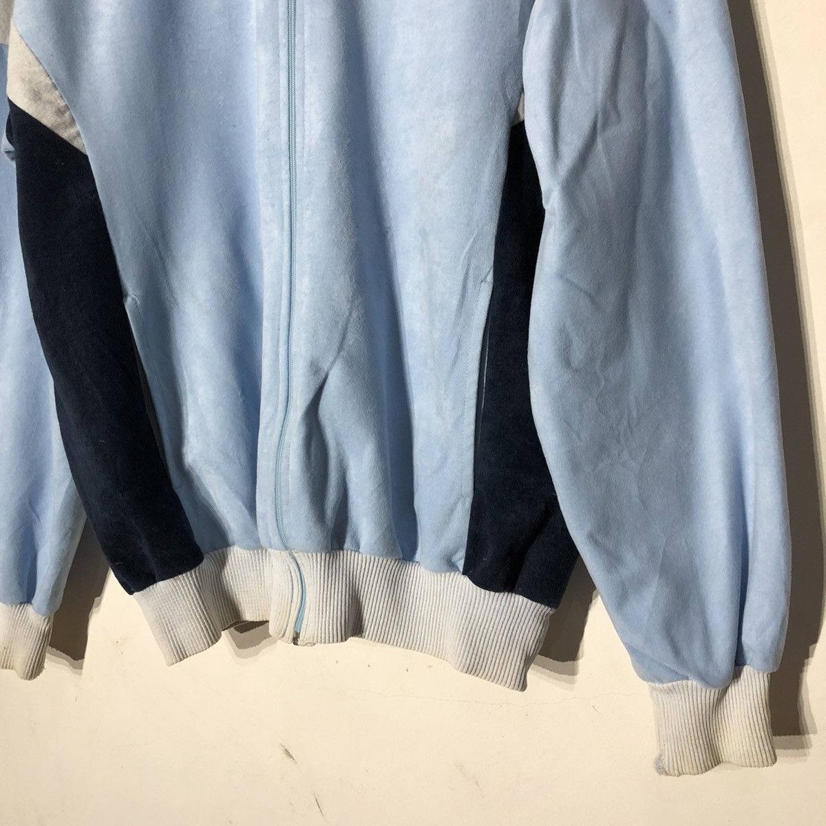 Adidas Vintage 80' Adidas Tracktop Zipper Jacket Made in France Size US M / EU 48-50 / 2 - 5 Thumbnail