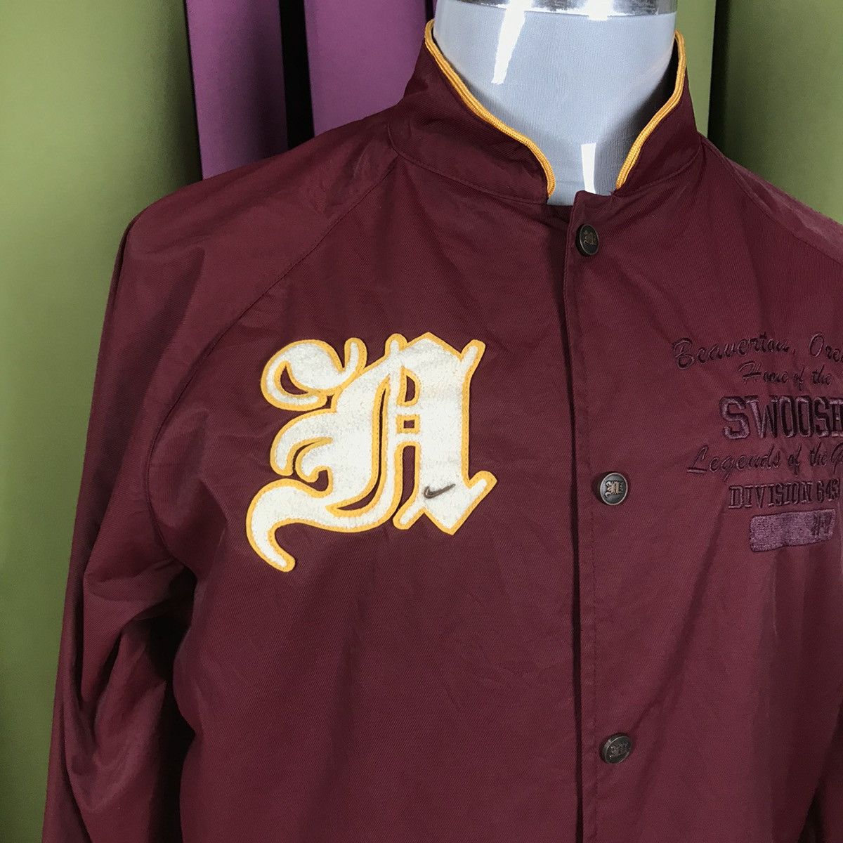 Nike Nike Swoosh Jacket Full Button Size US XL / EU 56 / 4 - 3 Thumbnail
