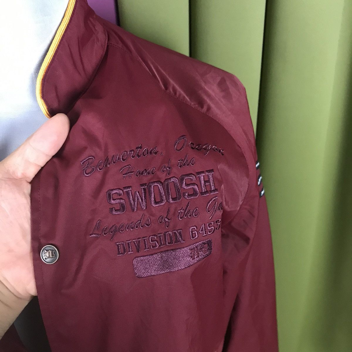 Nike Nike Swoosh Jacket Full Button Size US XL / EU 56 / 4 - 9 Thumbnail