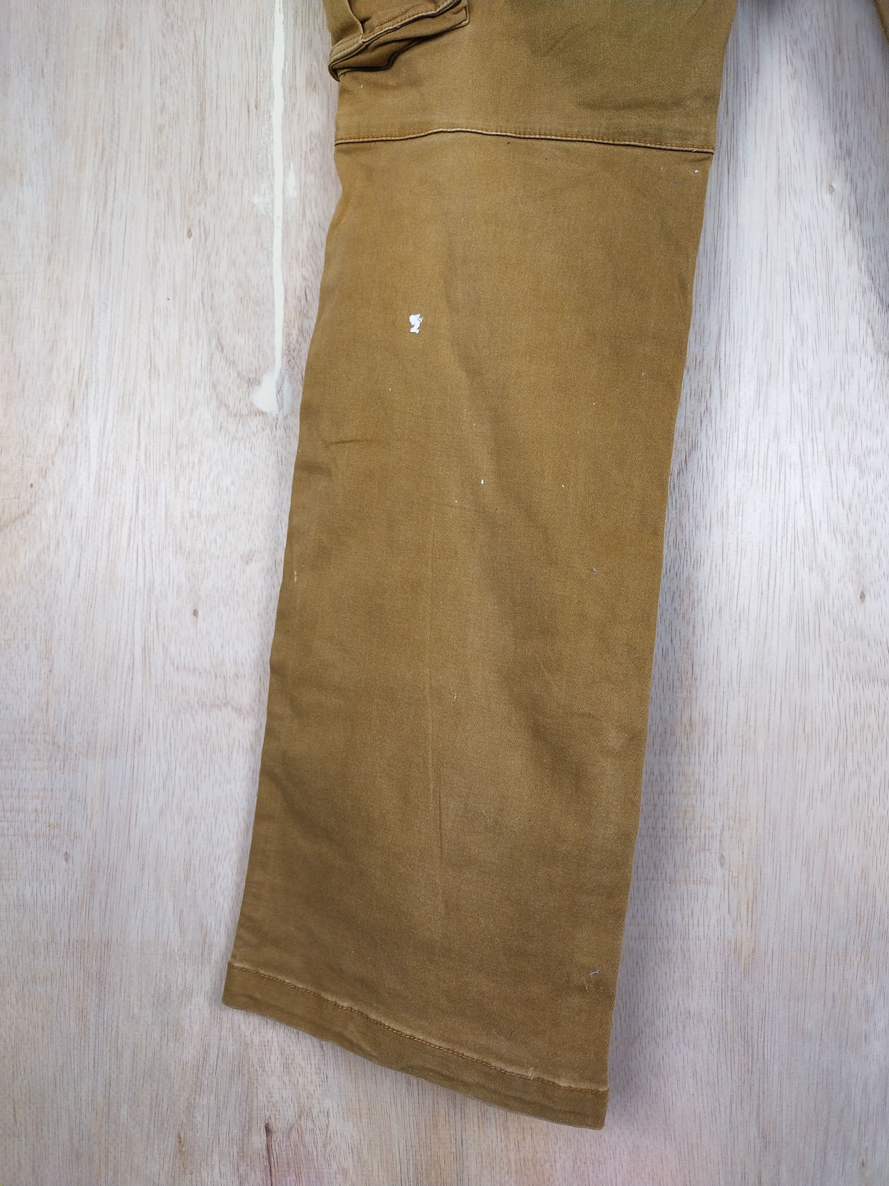 Faded Glory × Japanese Brand Geride Brown multi pocket tactical Cargo Pants #3440 Size US 31 - 13 Thumbnail