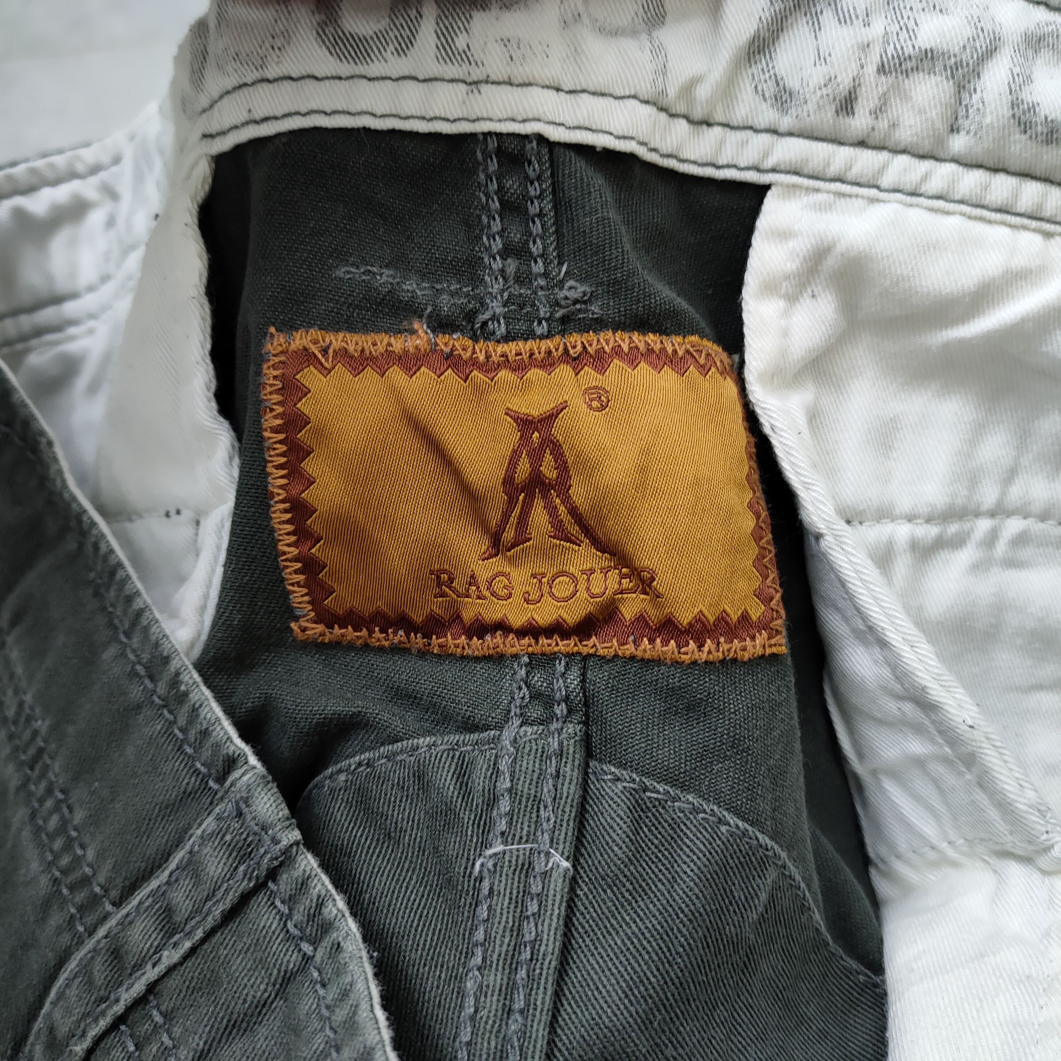 Japanese Brand VINTAGE RAG JOUER FADED CARGO PANTS Size US 32 / EU 48 - 13 Thumbnail