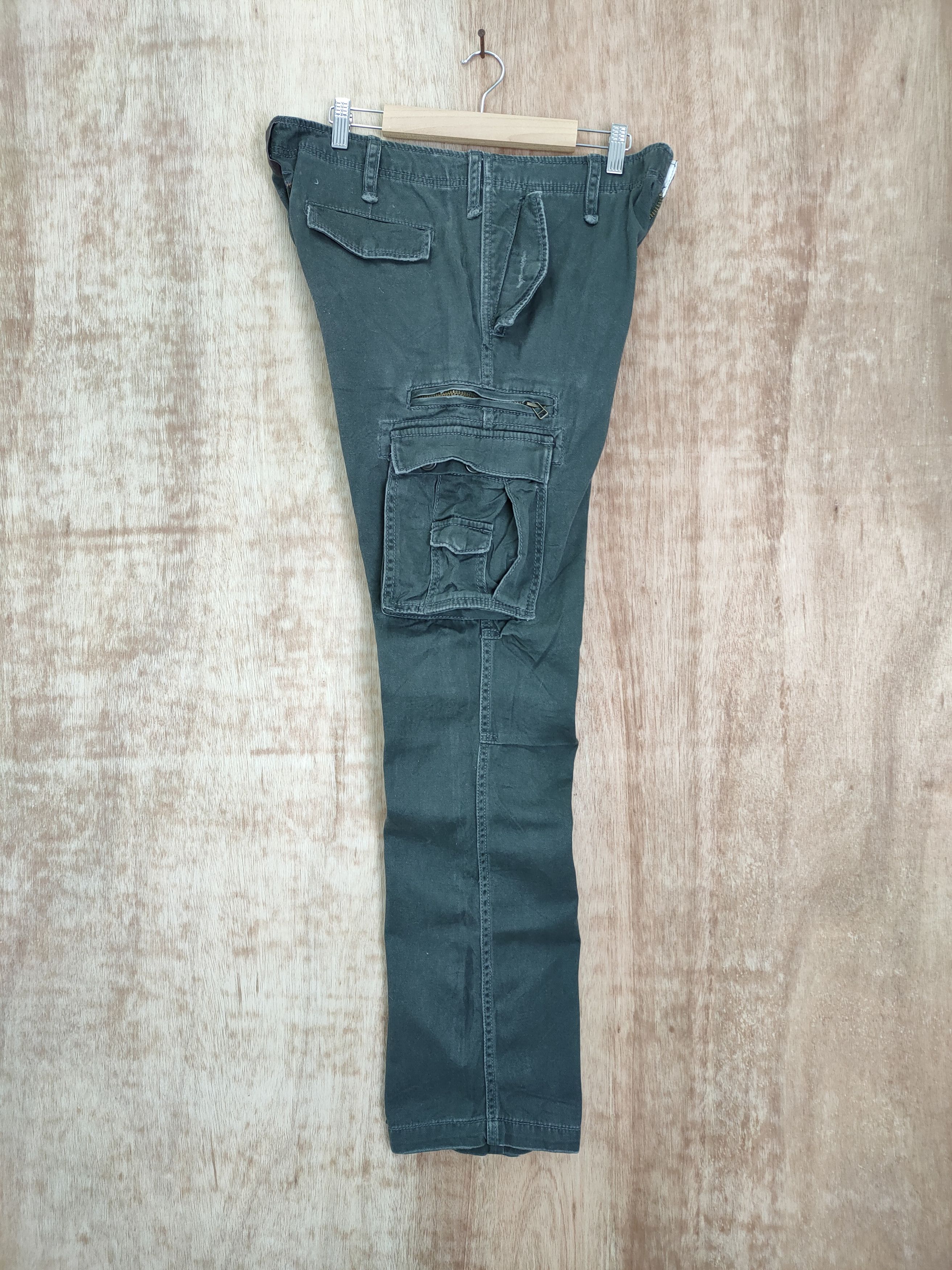 Japanese Brand VINTAGE RAG JOUER FADED CARGO PANTS Size US 32 / EU 48 - 2 Thumbnail