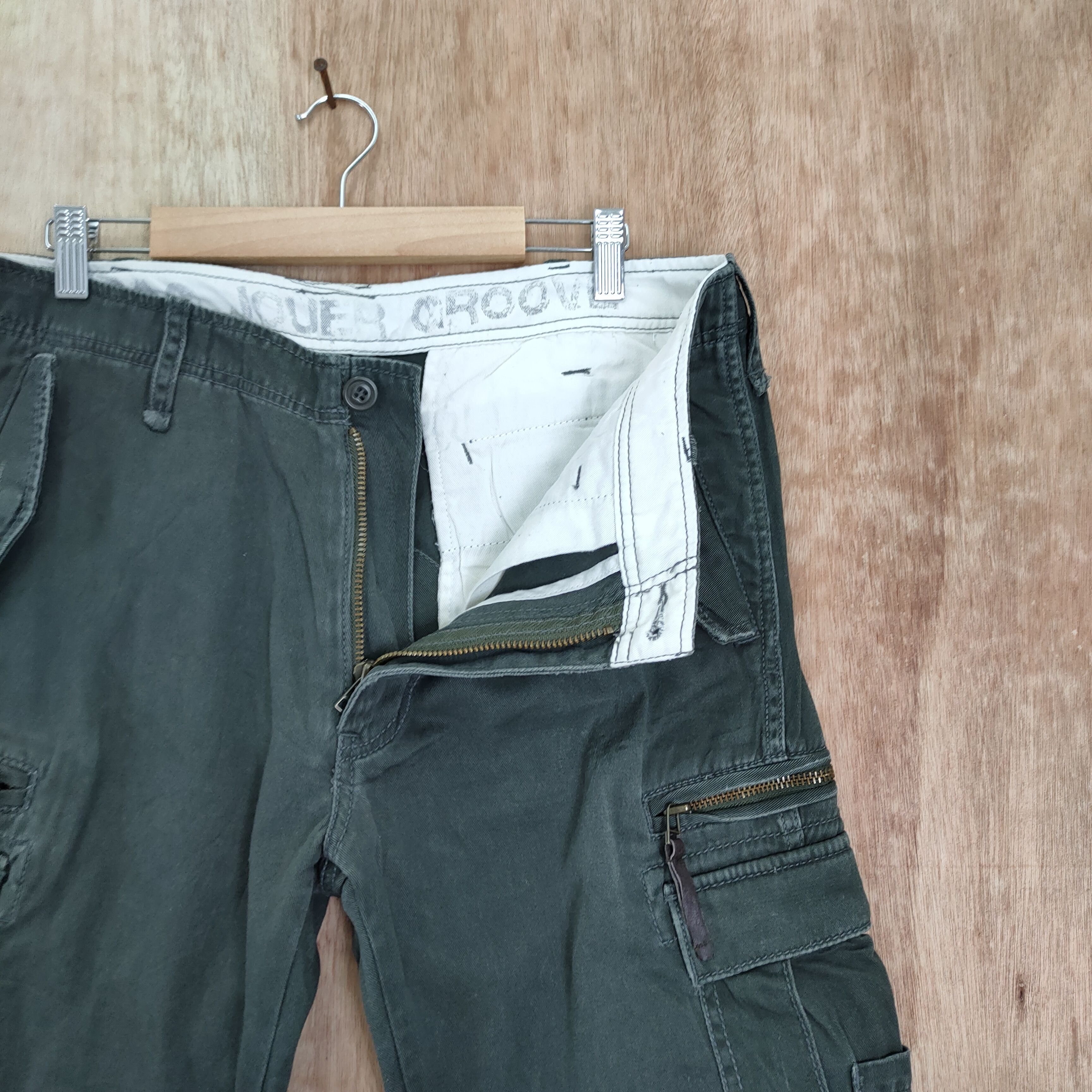 Japanese Brand VINTAGE RAG JOUER FADED CARGO PANTS Size US 32 / EU 48 - 6 Thumbnail