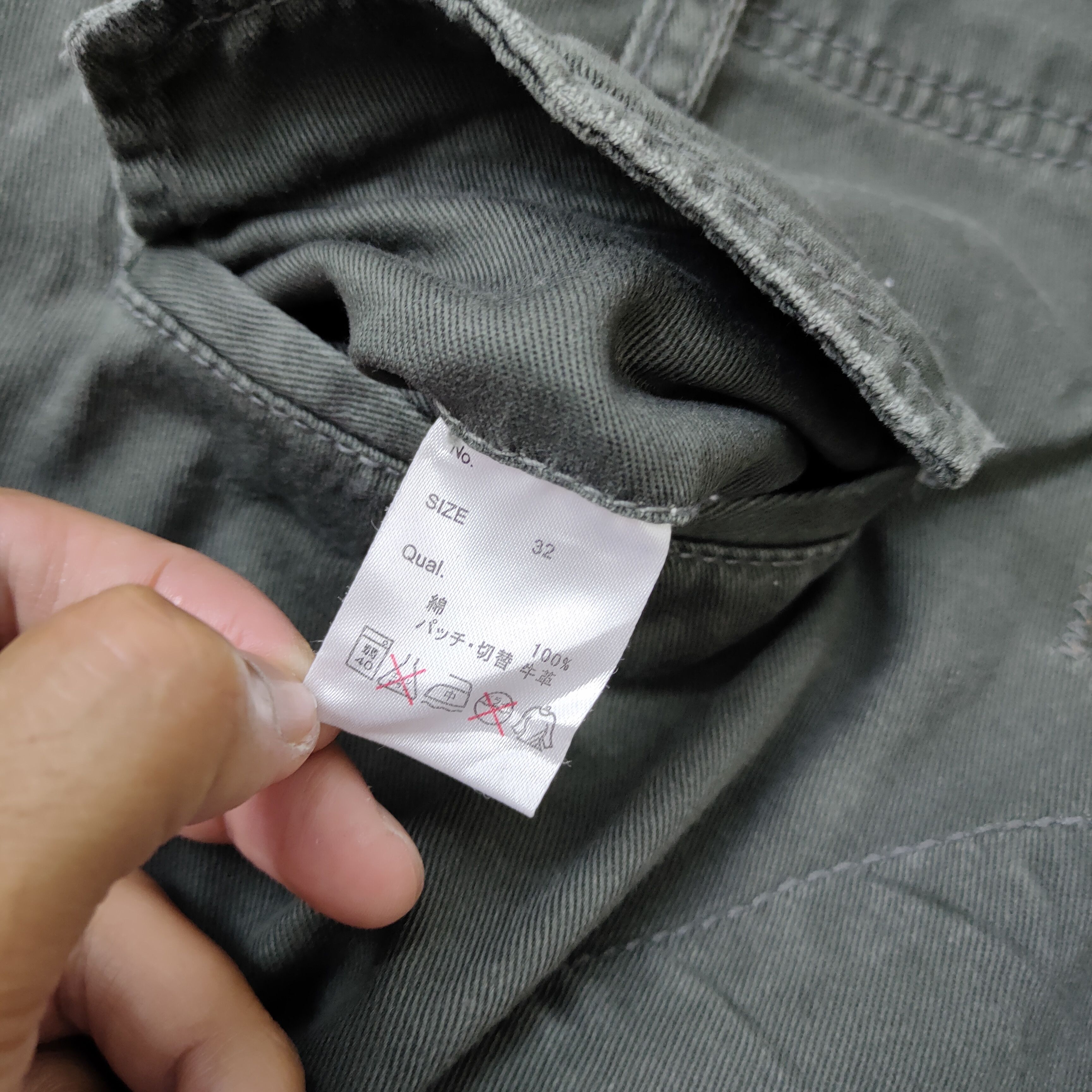 Japanese Brand VINTAGE RAG JOUER FADED CARGO PANTS Size US 32 / EU 48 - 14 Thumbnail