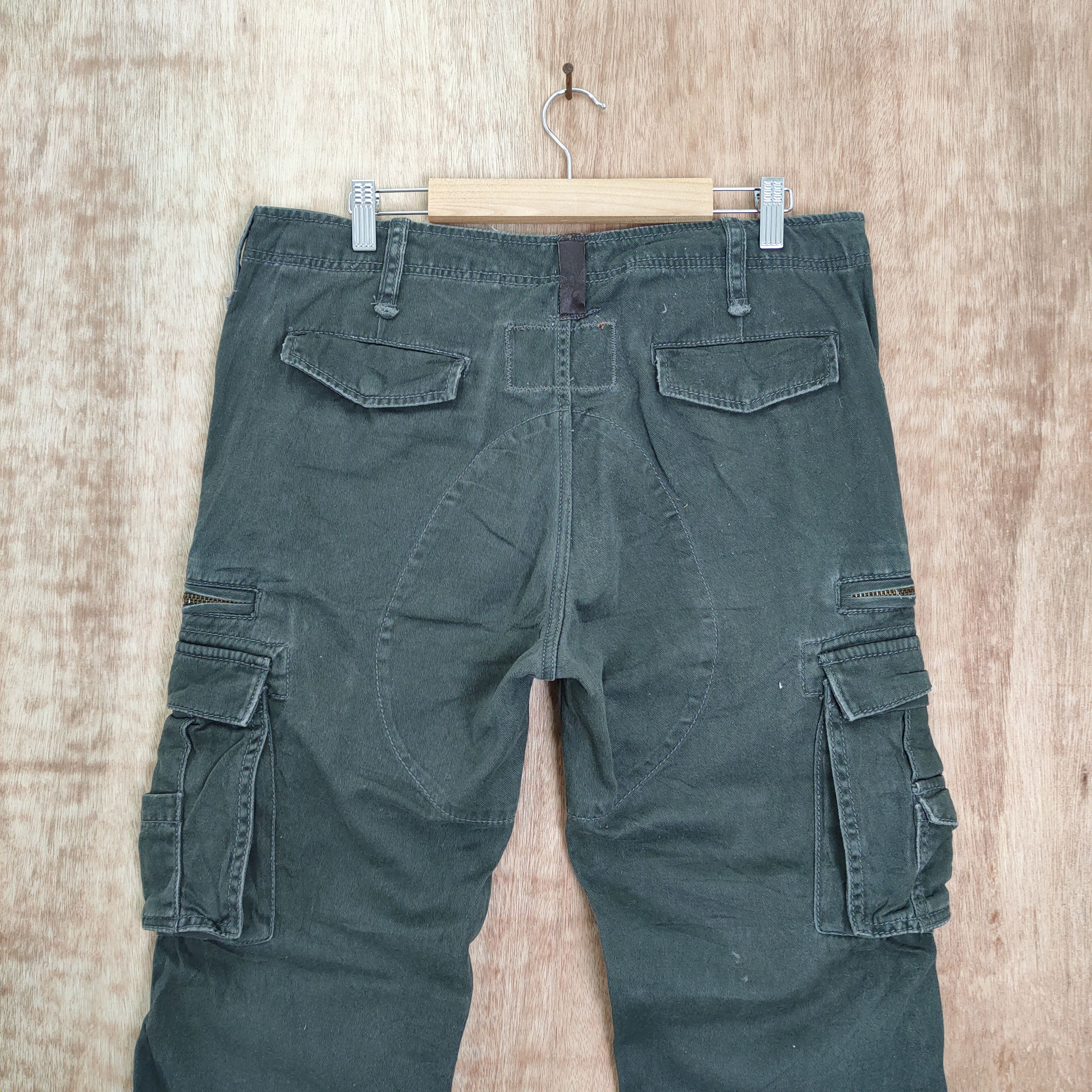 Japanese Brand VINTAGE RAG JOUER FADED CARGO PANTS Size US 32 / EU 48 - 11 Thumbnail