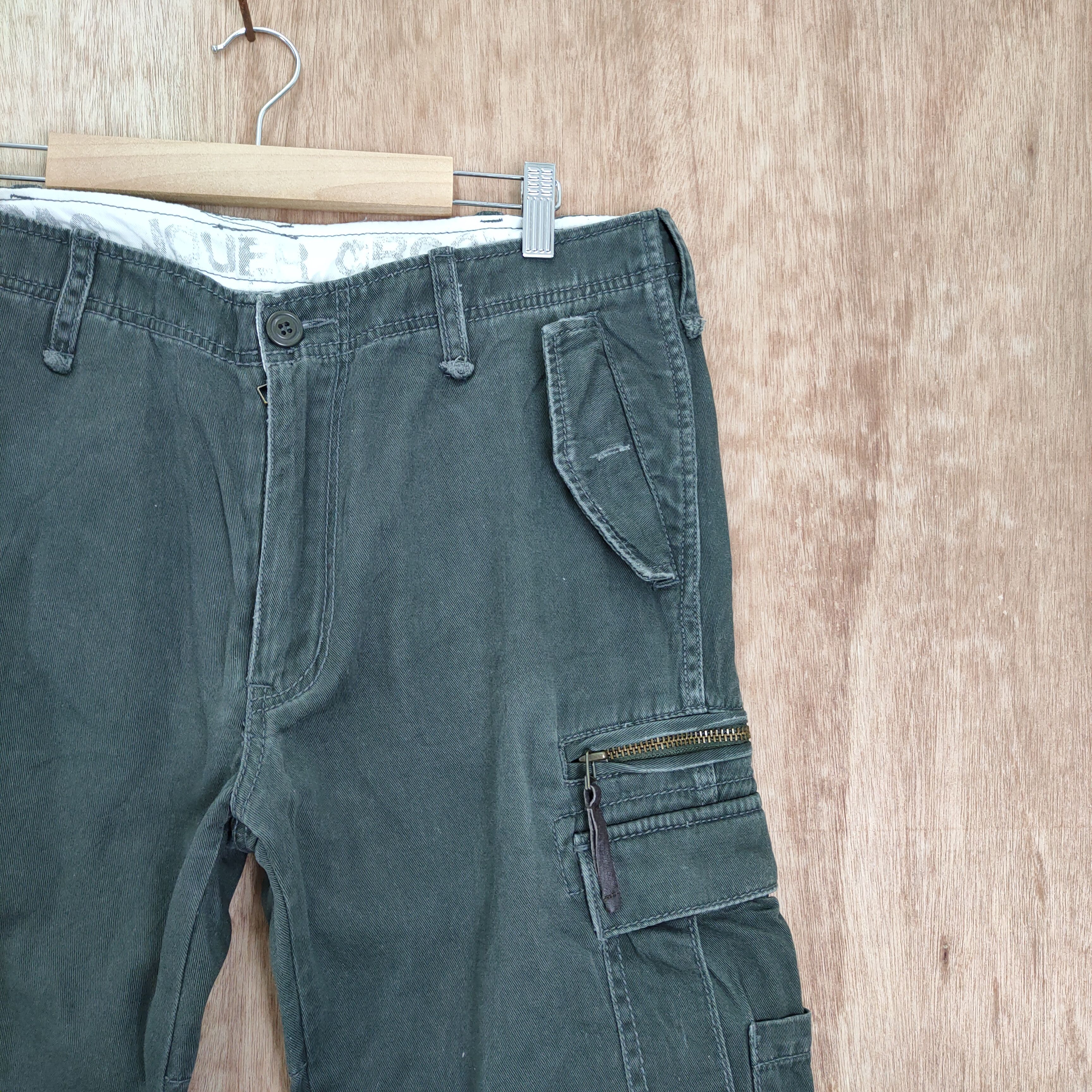 Japanese Brand VINTAGE RAG JOUER FADED CARGO PANTS Size US 32 / EU 48 - 9 Thumbnail