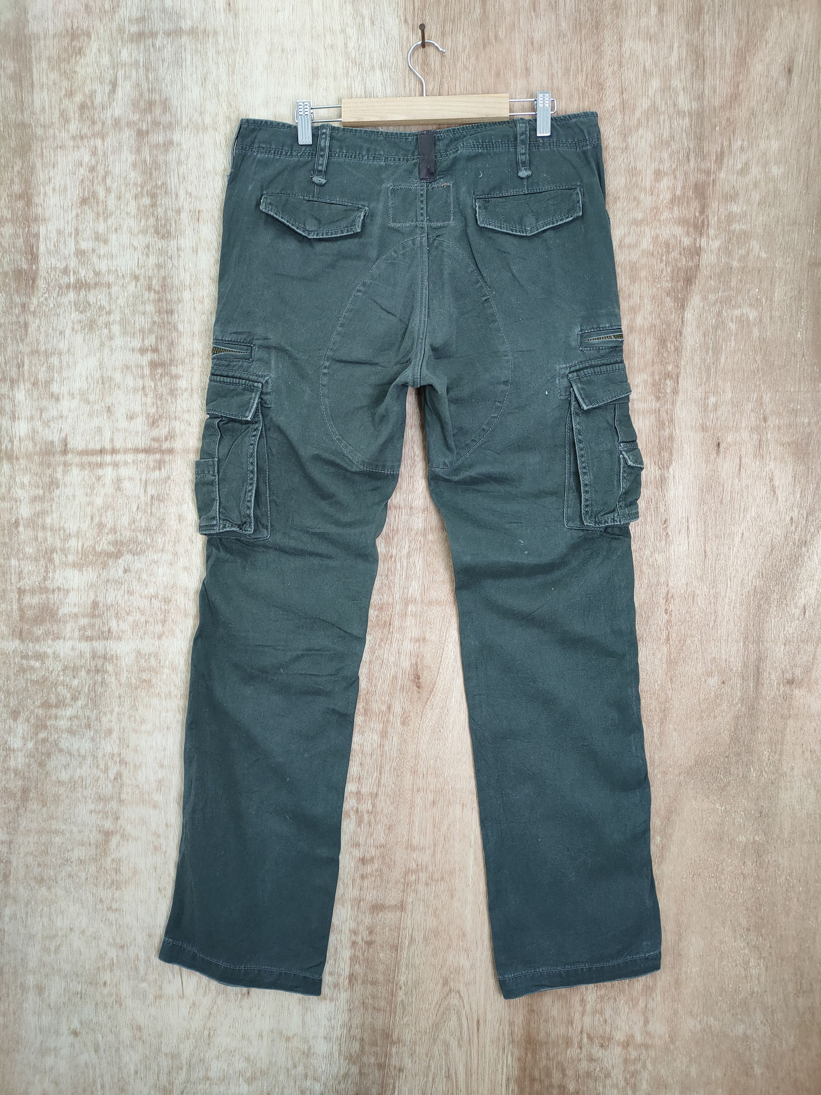 Japanese Brand VINTAGE RAG JOUER FADED CARGO PANTS Size US 32 / EU 48 - 3 Thumbnail