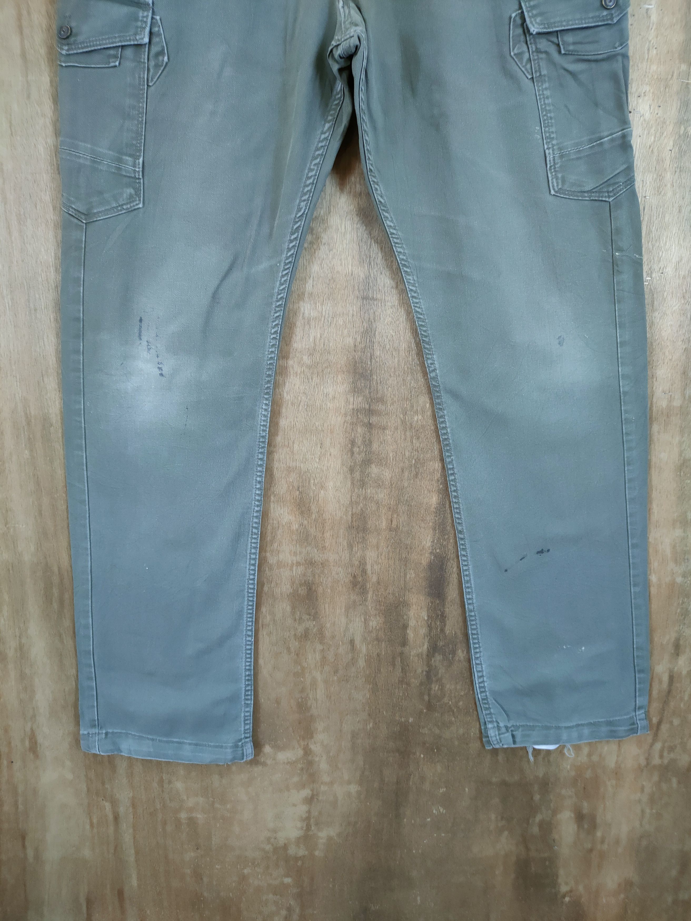 Faded Glory × Japanese Brand Evenriver multipocket faded tactical cargo pants #46-873 Size US 30 / EU 46 - 2 Thumbnail