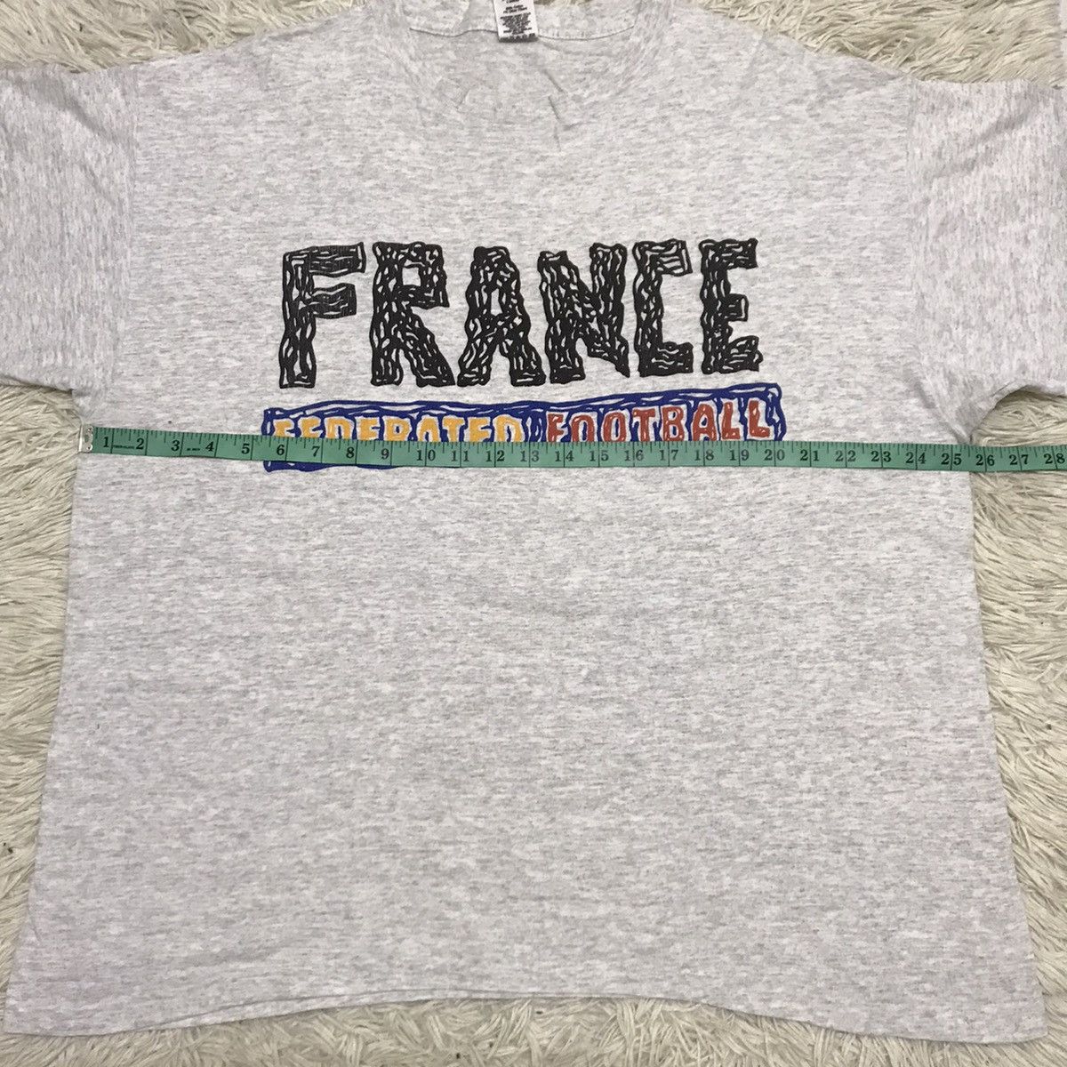 Adidas Vintage 90s Adidas france football t-shirt Size US XXL / EU 58 / 5 - 10 Thumbnail