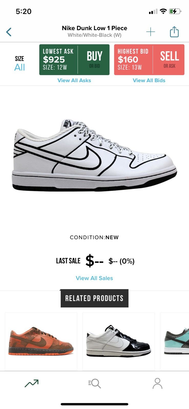 Nike Nike Dunk Low 2007 WMNS 1 Piece Black Laser Size US 9 / EU 42 - 13 Thumbnail