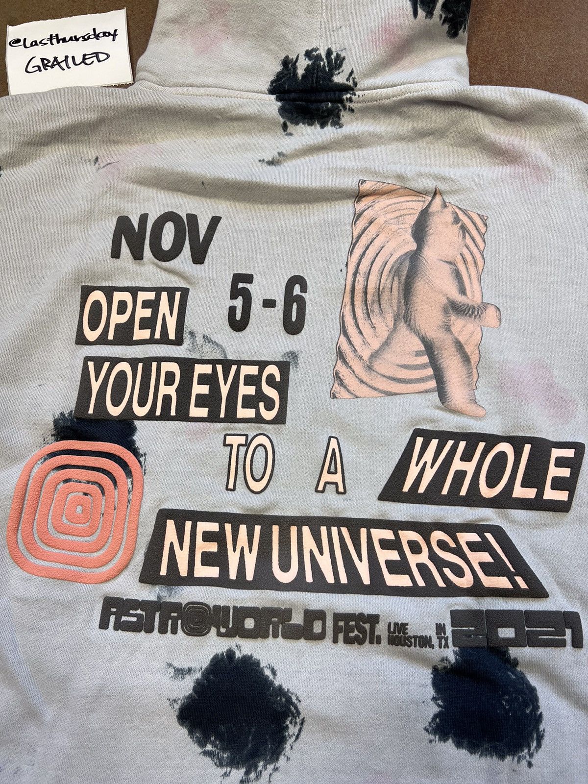 Travis Scott Travis Scott Astroworld 2021 See You Tie-Dye Hoodie XL Size US XL / EU 56 / 4 - 4 Thumbnail