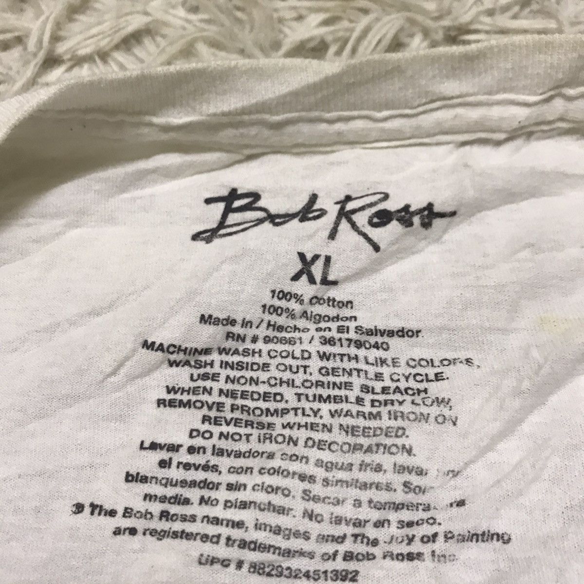 Vintage Bob Ross America Painter tshirt Size US XL / EU 56 / 4 - 7 Thumbnail