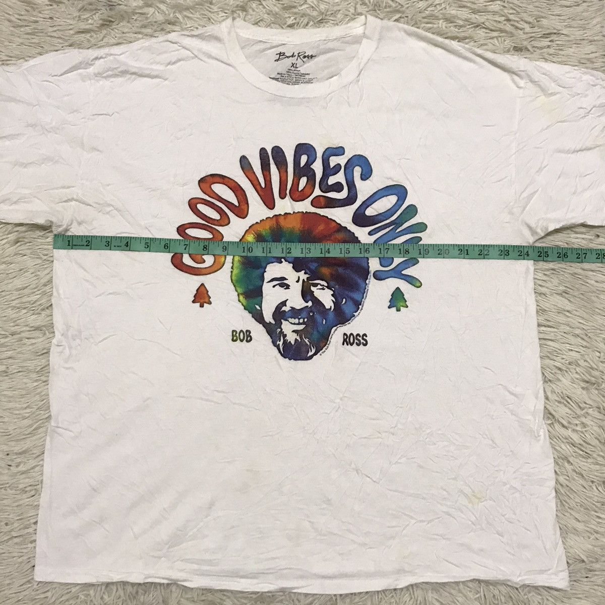 Vintage Bob Ross America Painter tshirt Size US XL / EU 56 / 4 - 8 Thumbnail