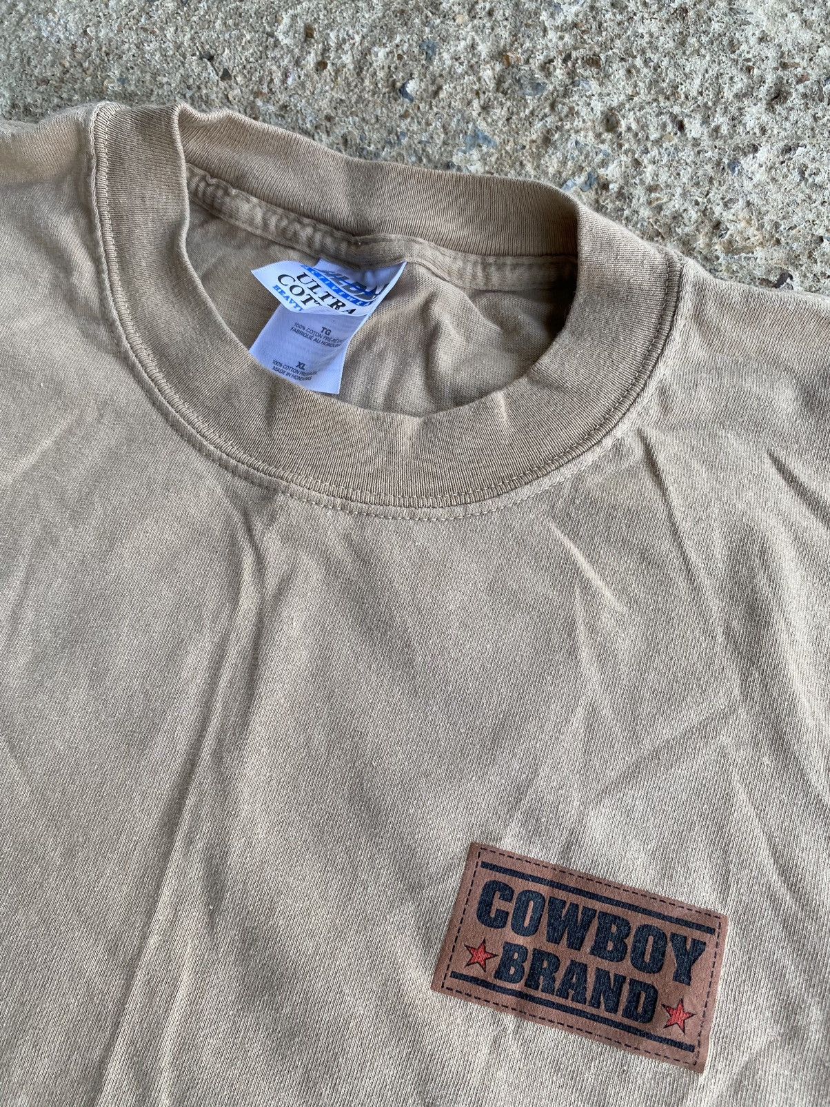 Japanese Brand × Vintage Vintage 90’s Y2K Cowboy Brand Assets Funny Comedy Shirt Size US XL / EU 56 / 4 - 5 Thumbnail