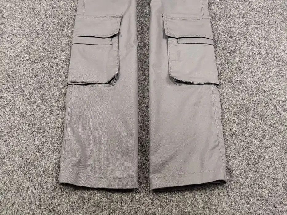Japanese Brand Vintage Y2K Japanese Bondage Zip Bootcut Gray Cargo Pants Size US 30 / EU 46 - 4 Thumbnail