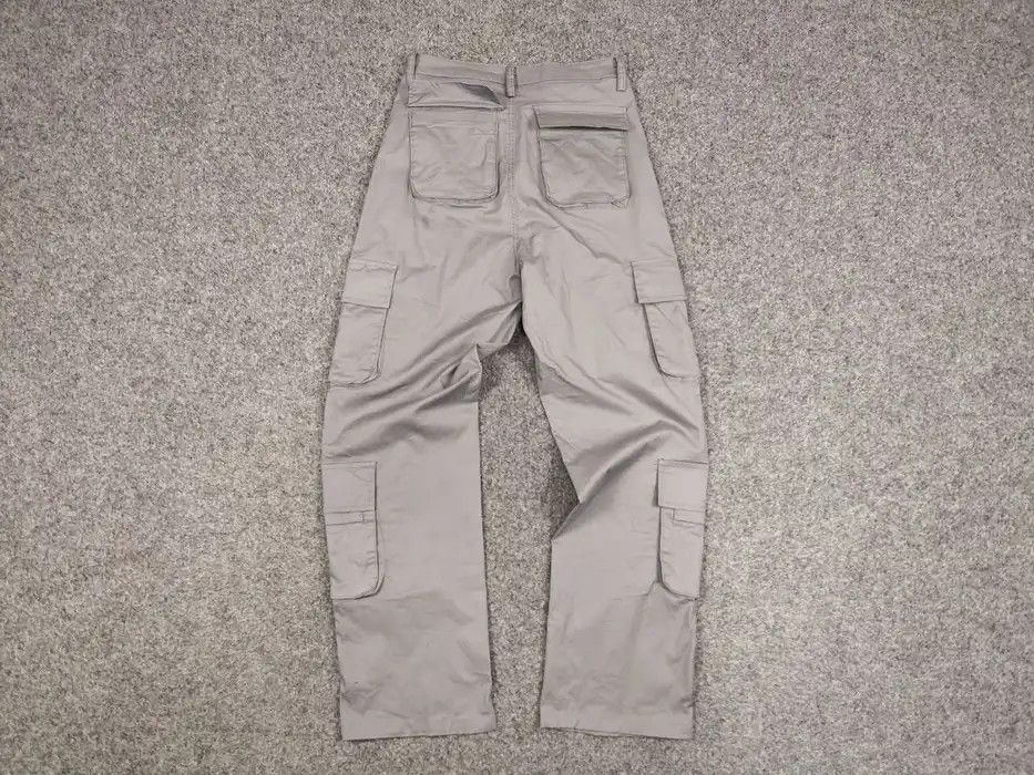 Japanese Brand Vintage Y2K Japanese Bondage Zip Bootcut Gray Cargo Pants Size US 30 / EU 46 - 6 Thumbnail