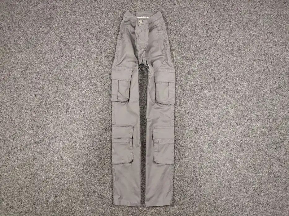 Japanese Brand Vintage Y2K Japanese Bondage Zip Bootcut Gray Cargo Pants Size US 30 / EU 46 - 1 Thumbnail