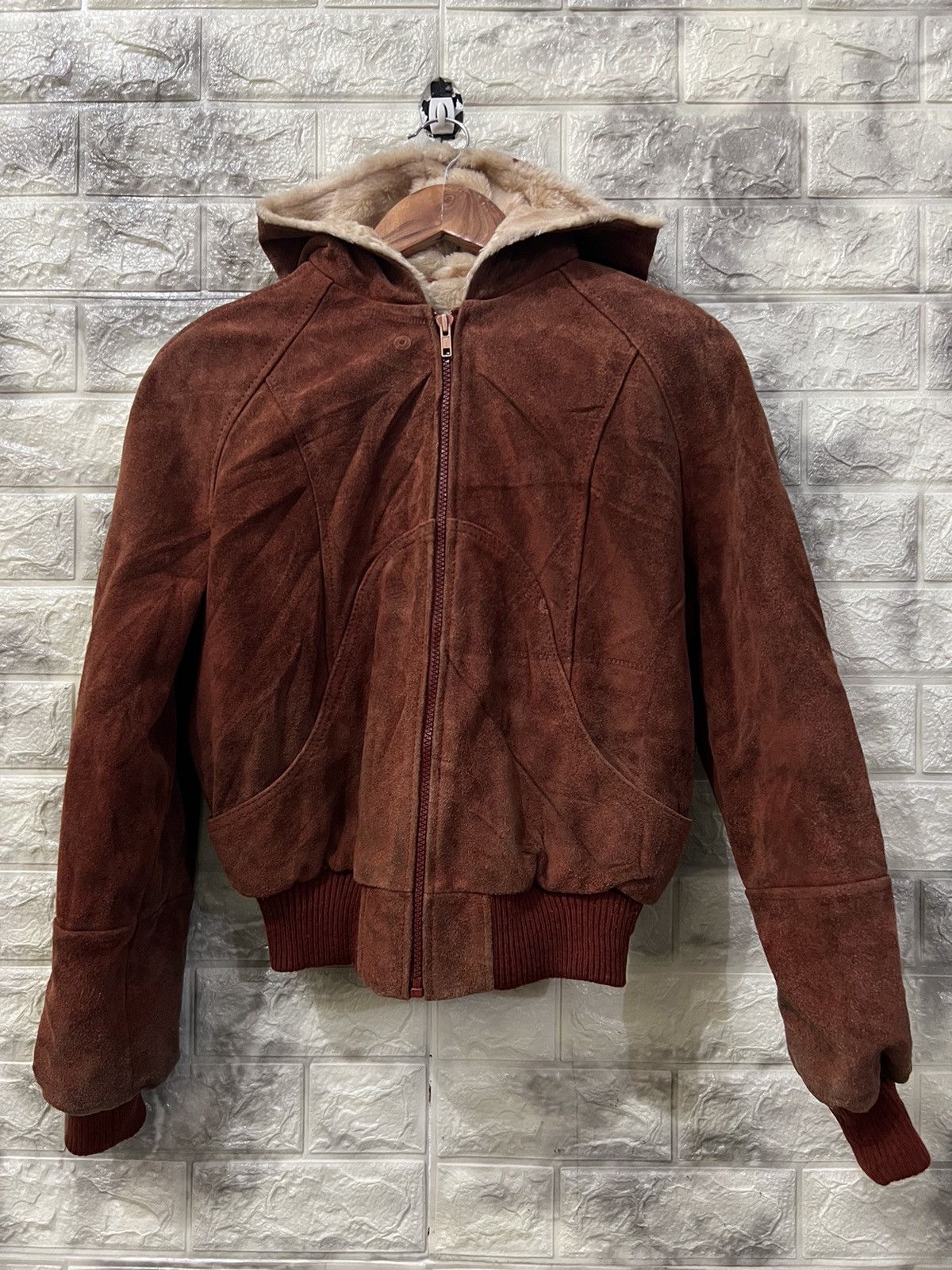 Leather × Vintage Vintage Authentic Leather Jacket Size US S / EU 44-46 / 1 - 2 Thumbnail