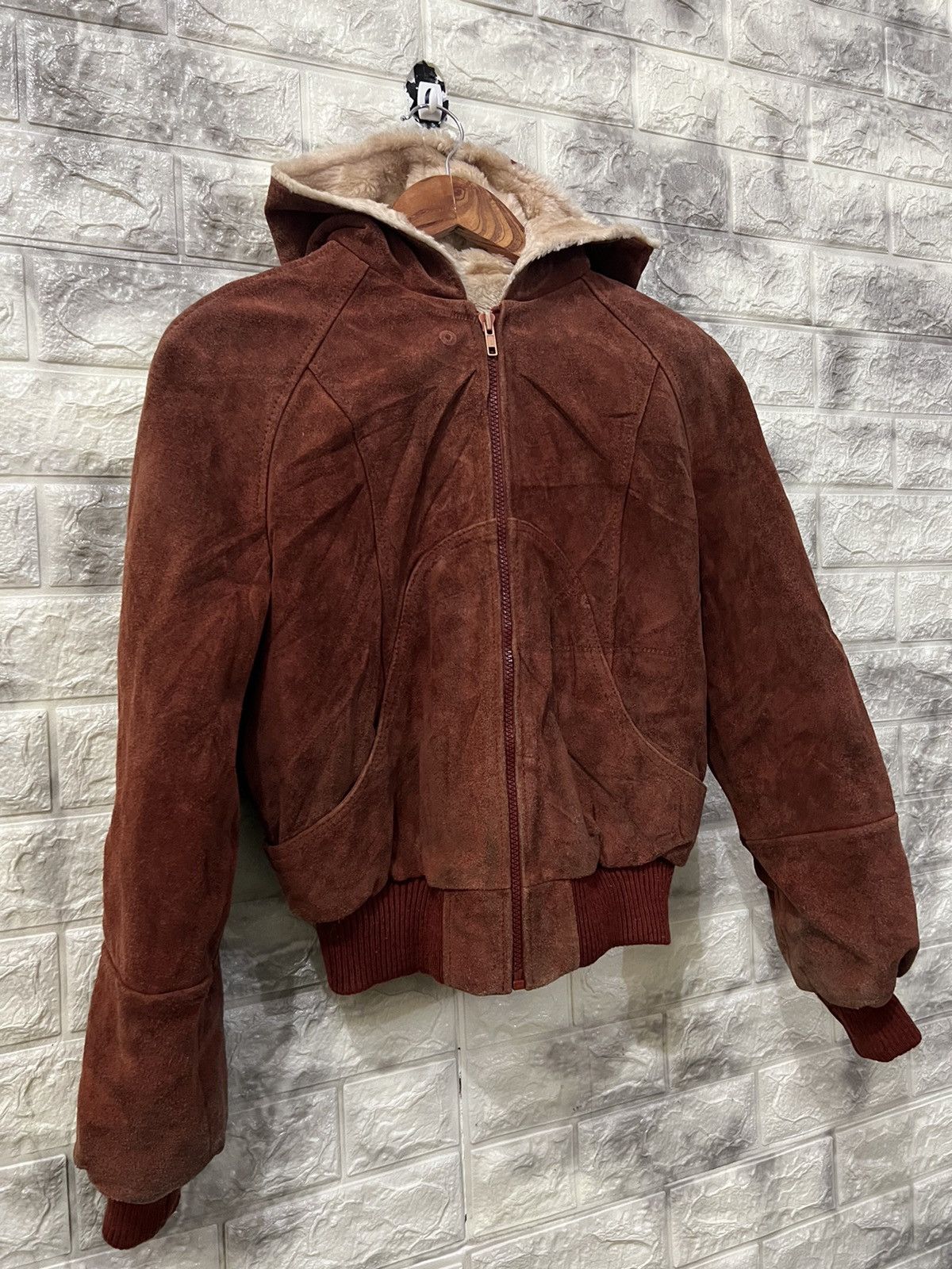 Leather × Vintage Vintage Authentic Leather Jacket Size US S / EU 44-46 / 1 - 4 Thumbnail