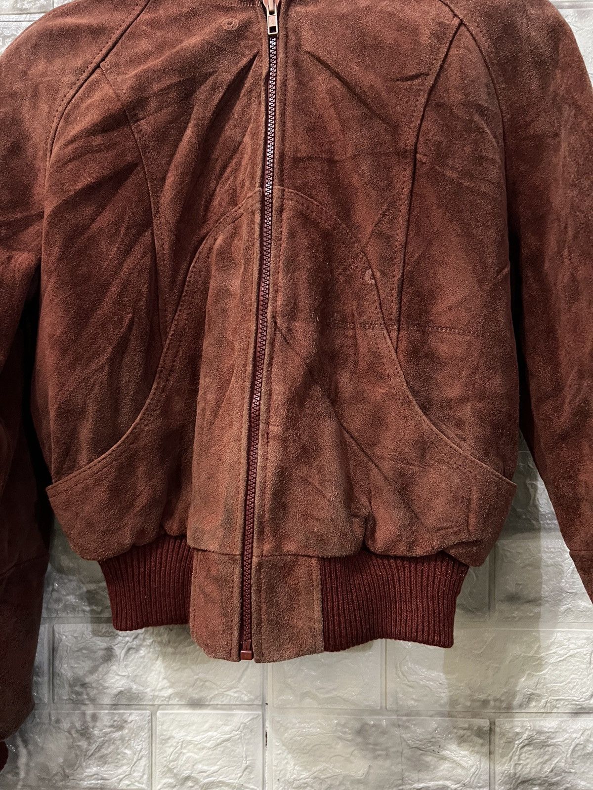 Leather × Vintage Vintage Authentic Leather Jacket Size US S / EU 44-46 / 1 - 6 Thumbnail