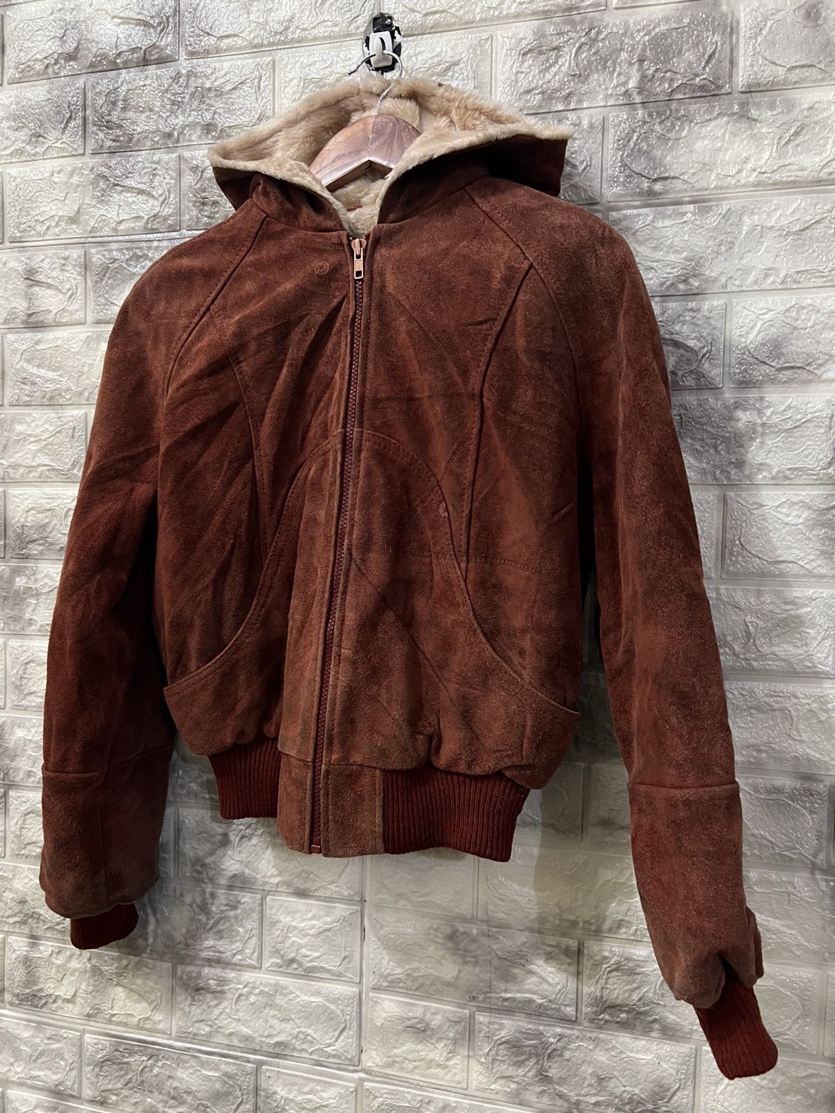 Leather × Vintage Vintage Authentic Leather Jacket Size US S / EU 44-46 / 1 - 3 Thumbnail