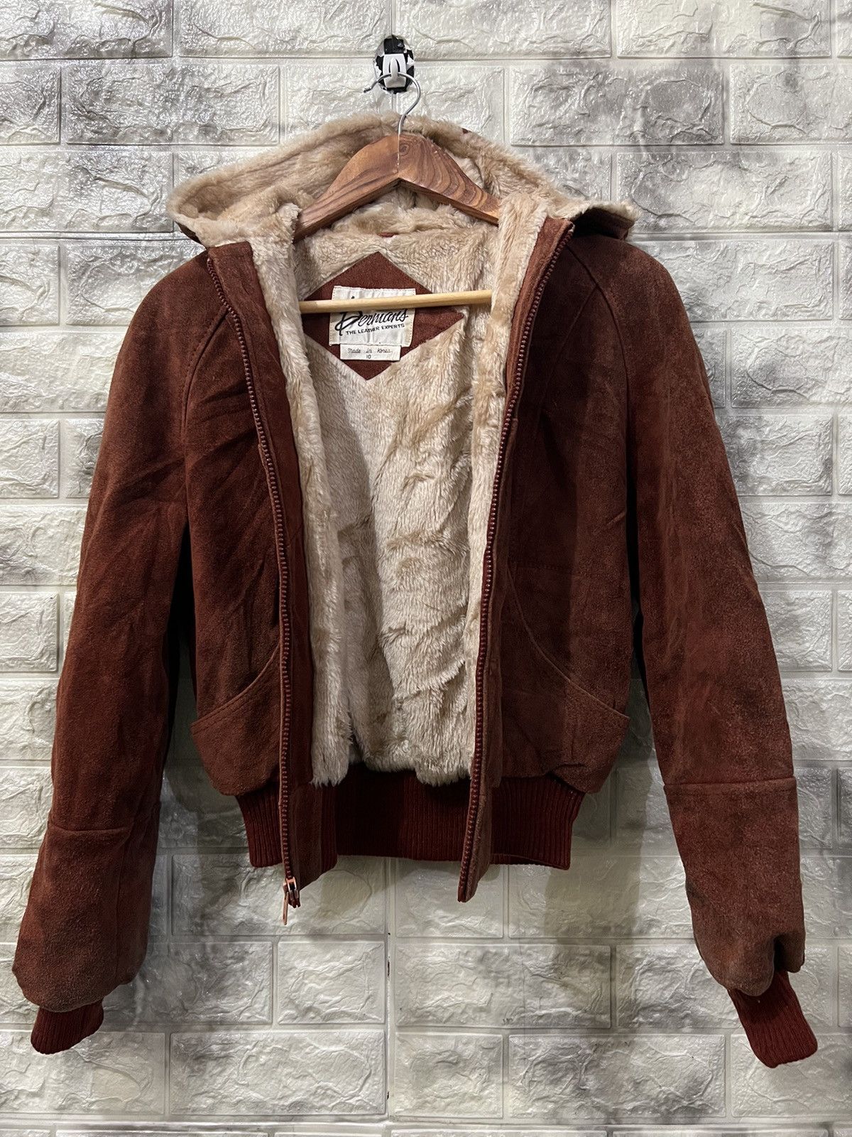 Leather × Vintage Vintage Authentic Leather Jacket Size US S / EU 44-46 / 1 - 9 Thumbnail