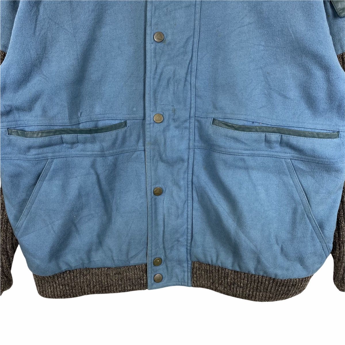 Alfred Dunhill Vintage DUNHILL Sport Small Logo Wool Bomber Jacket Size US L / EU 52-54 / 3 - 8 Thumbnail
