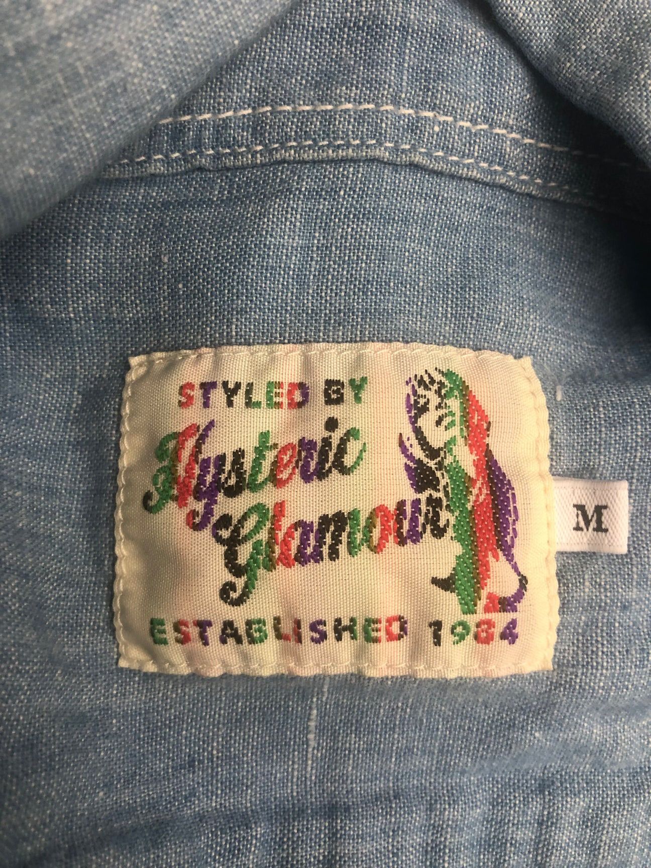 Hysteric Glamour × Vintage Hysteric Glamour Las Vegas Casino Security Work Shirt- 2000s Size US M / EU 48-50 / 2 - 3 Thumbnail
