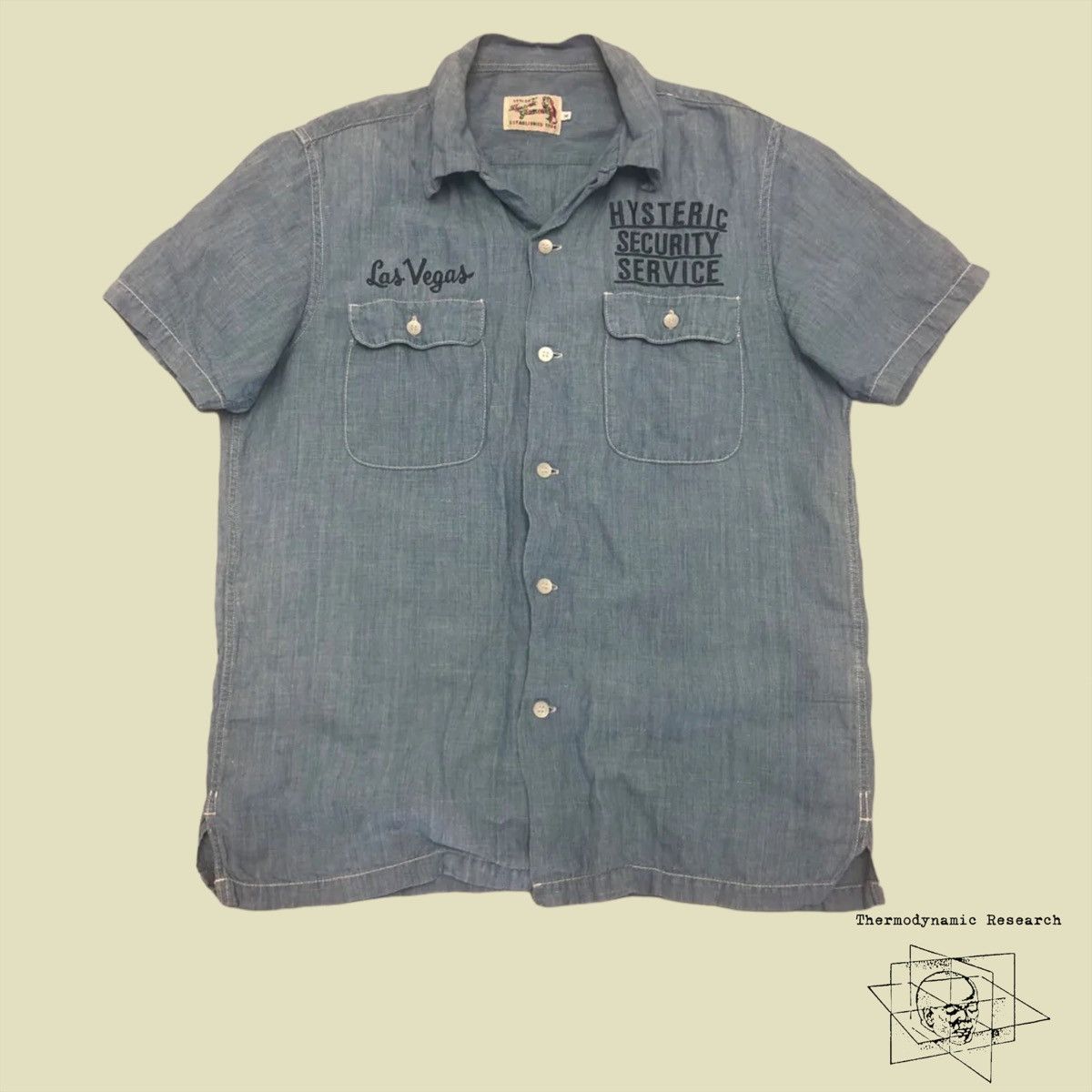 Hysteric Glamour × Vintage Hysteric Glamour Las Vegas Casino Security Work Shirt- 2000s Size US M / EU 48-50 / 2 - 1 Thumbnail