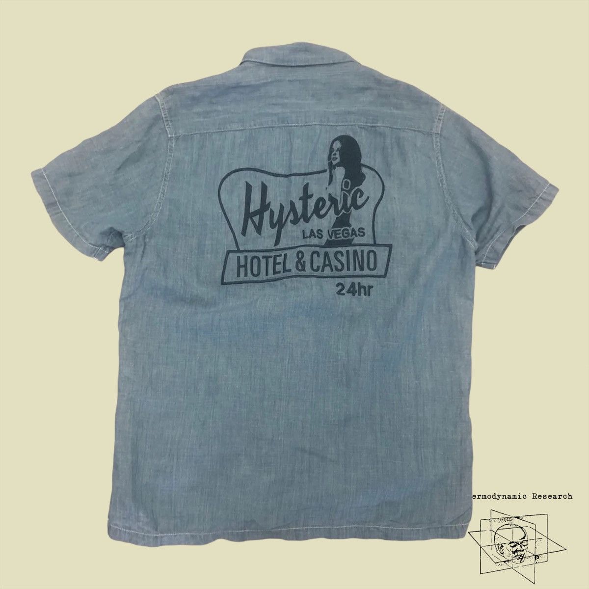 Hysteric Glamour × Vintage Hysteric Glamour Las Vegas Casino Security Work Shirt- 2000s Size US M / EU 48-50 / 2 - 2 Thumbnail