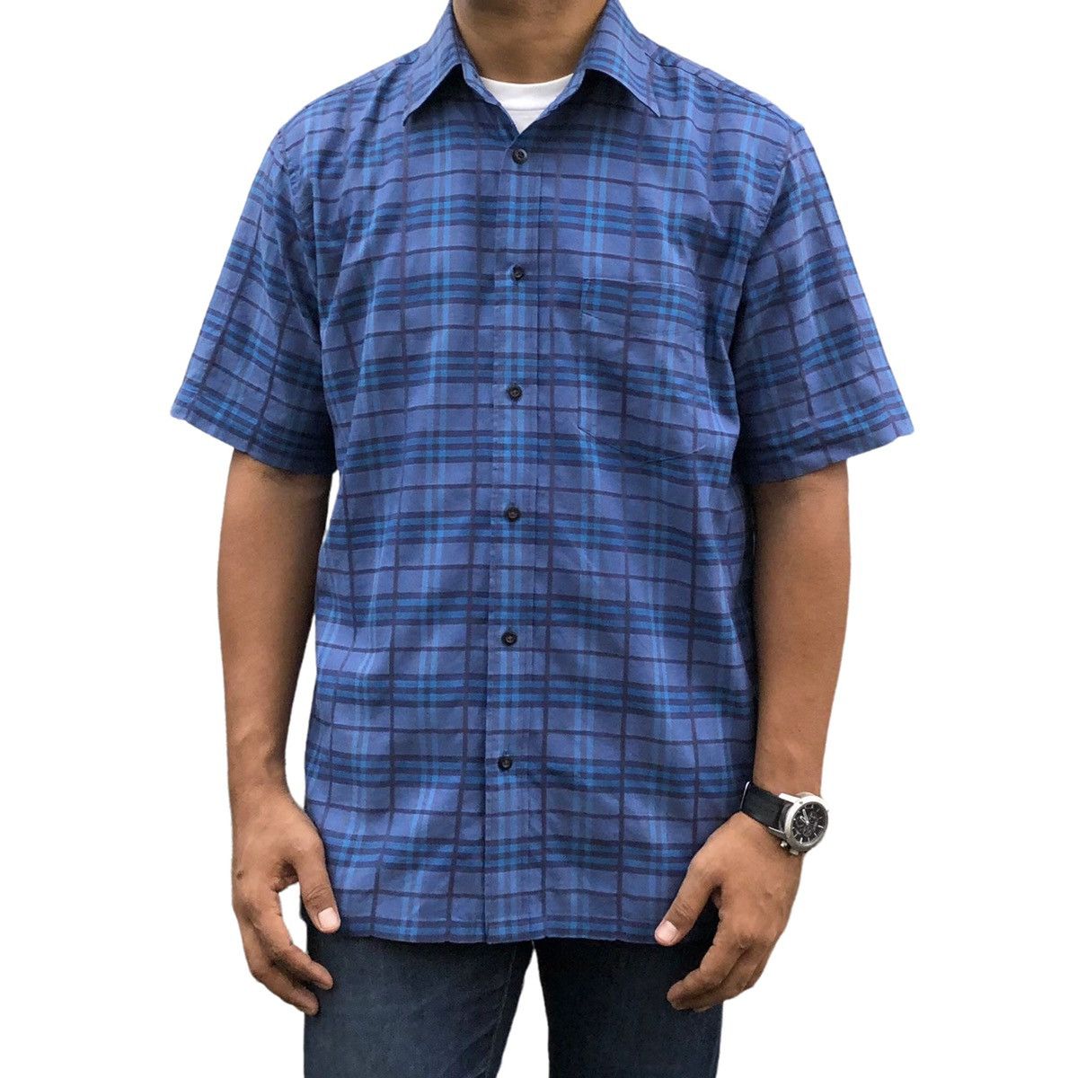 Burberry Burberry London Novacheck Short Sleeve Shirt Size US L / EU 52-54 / 3 - 2 Thumbnail