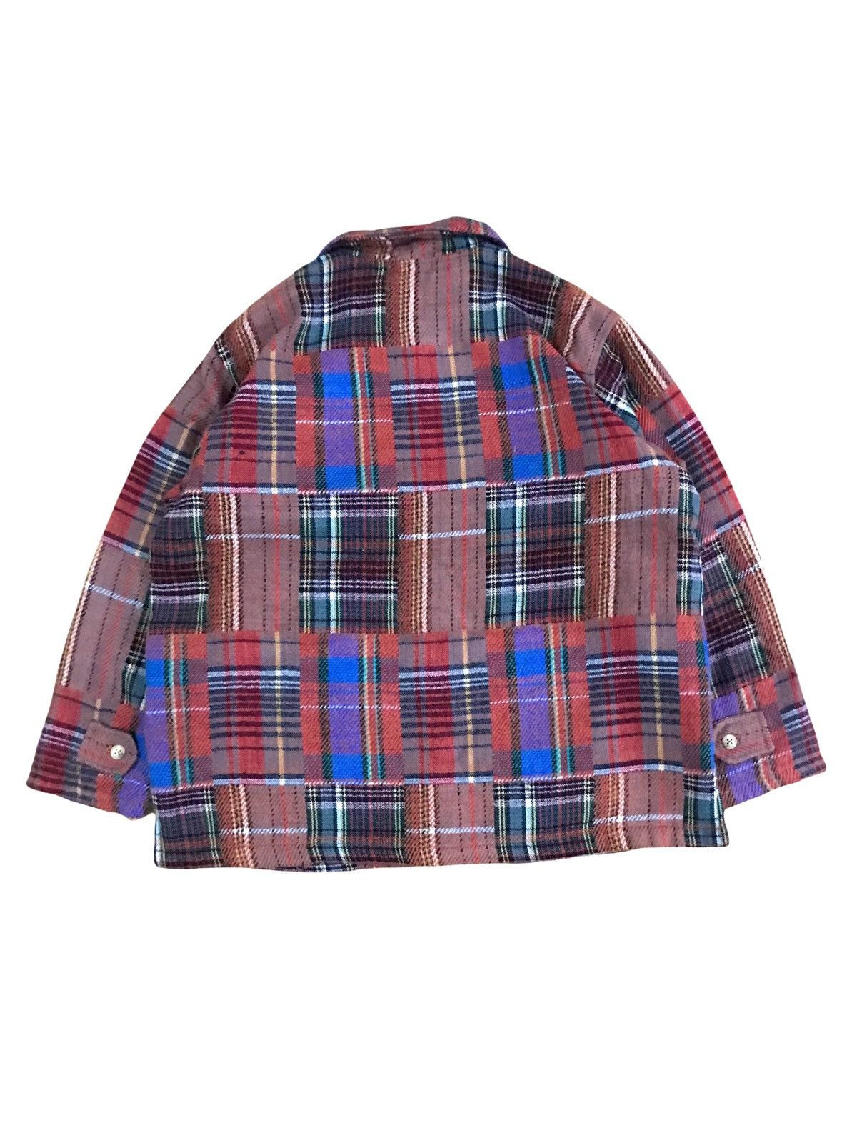 Japanese Brand Japanese Victory Of Alpha Patchwork Shirt Jacket Size US M / EU 48-50 / 2 - 3 Thumbnail