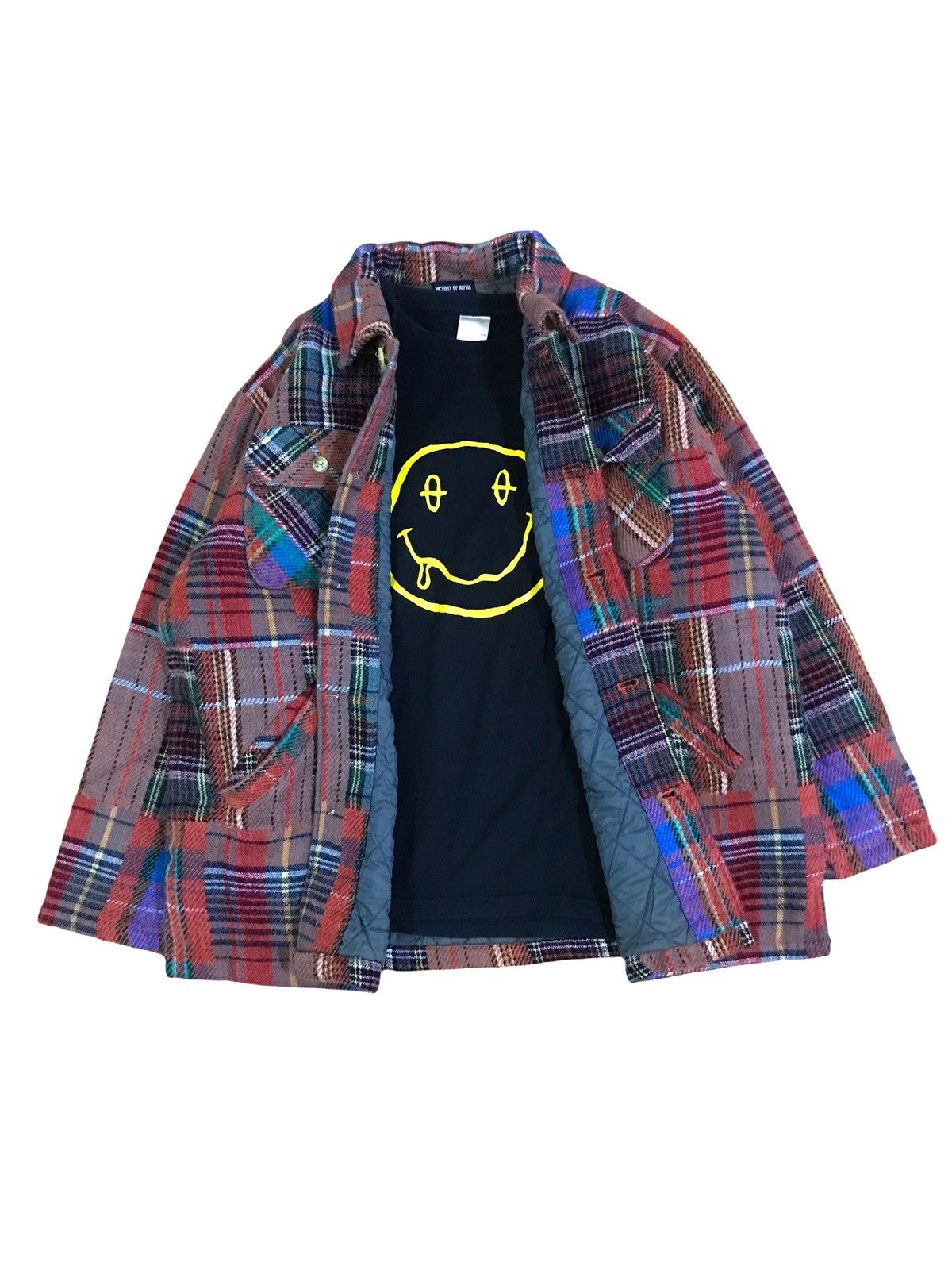 Japanese Brand Japanese Victory Of Alpha Patchwork Shirt Jacket Size US M / EU 48-50 / 2 - 1 Thumbnail