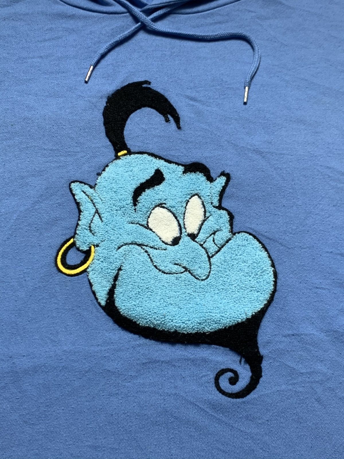 Anime Aladdin Movie Genie Character Short Sleeve Hoodie Size US XL / EU 56 / 4 - 2 Thumbnail