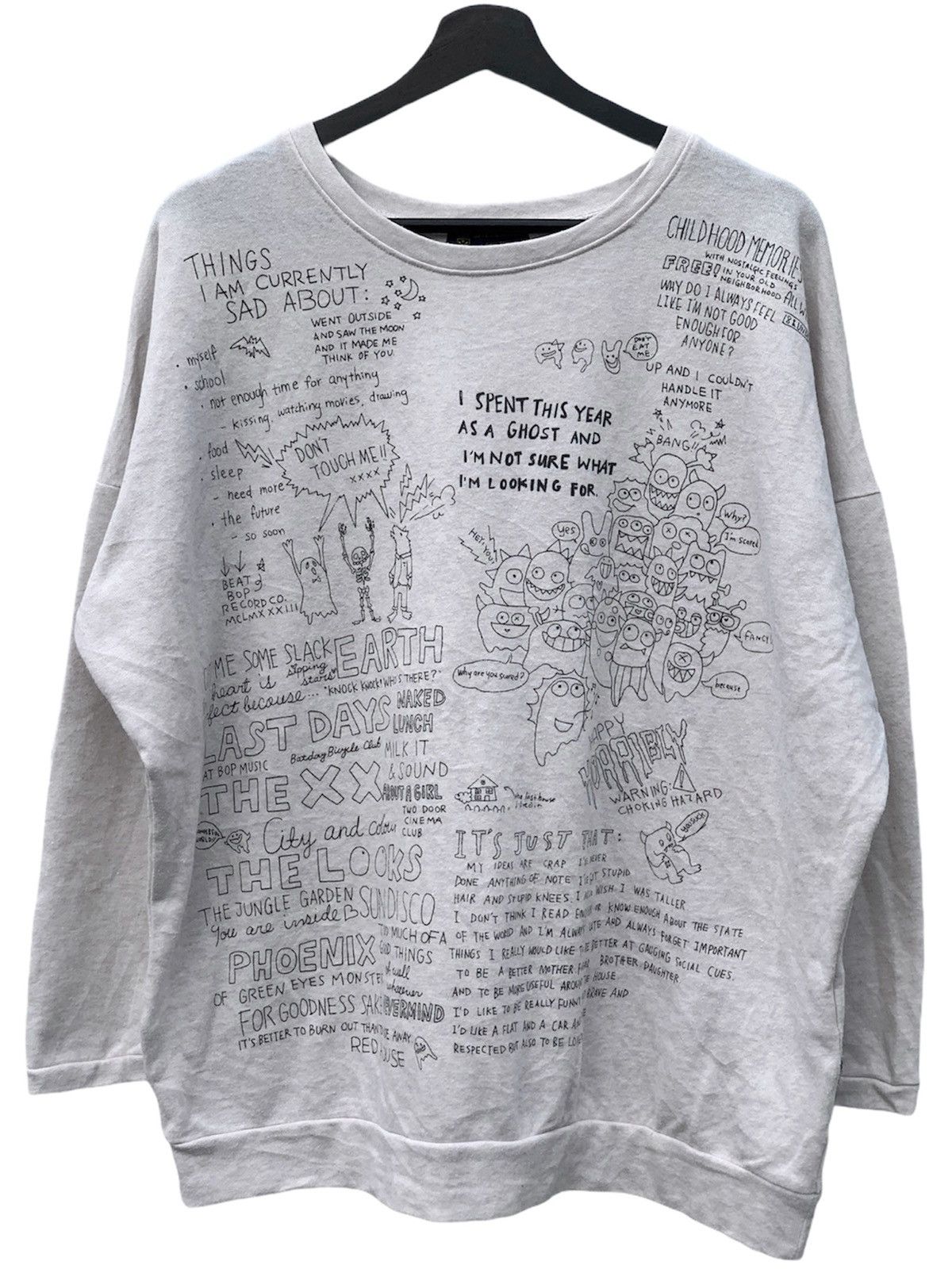 Designer Rivet & Surge Cartoon Art with Bag Design Sweatshirt Size US M / EU 48-50 / 2 - 2 Thumbnail