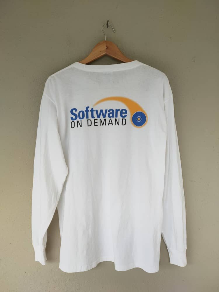 Fruit Of The Loom Vintage Dell Software Longsleeve T Size US M / EU 48-50 / 2 - 1 Thumbnail
