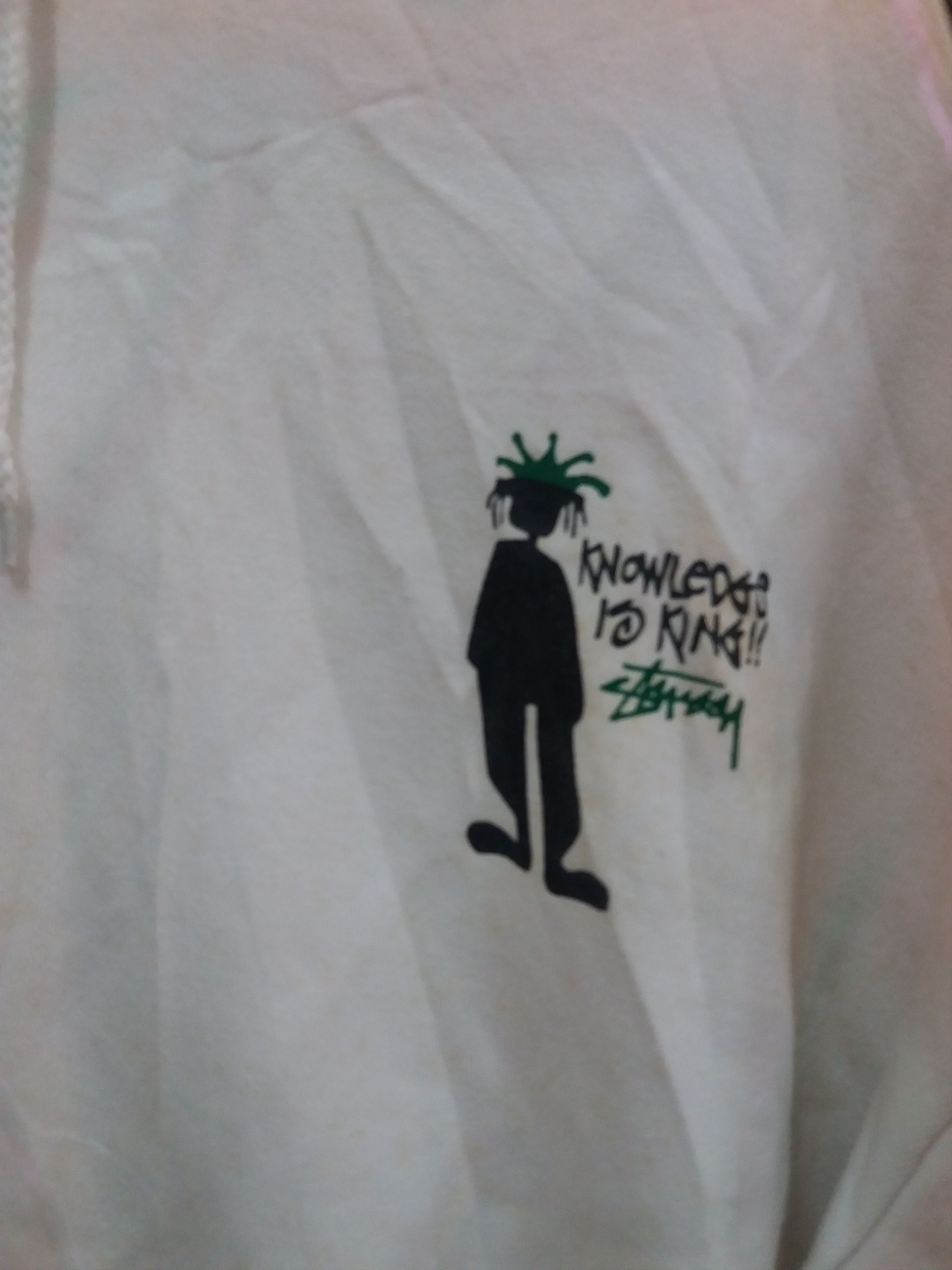 Stussy Vintage 90s Made in USA Stussy hoodies Knowledge Is King Size US L / EU 52-54 / 3 - 4 Thumbnail