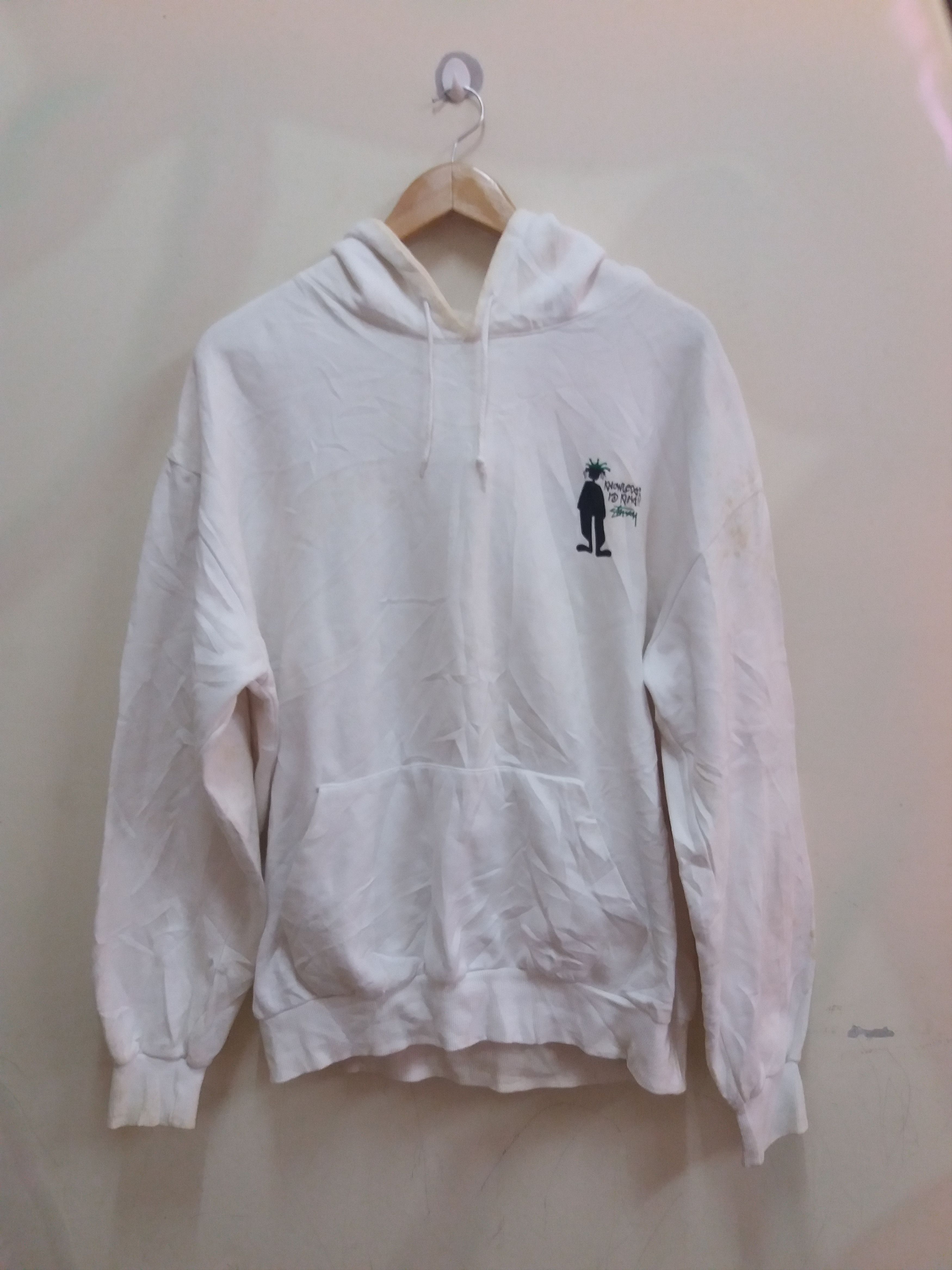 Stussy Vintage 90s Made in USA Stussy hoodies Knowledge Is King Size US L / EU 52-54 / 3 - 1 Thumbnail