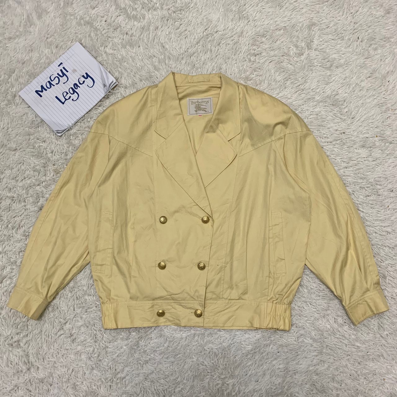 Burberry Burberrys double breasted jacket Size L / US 10 / IT 46 - 1 Thumbnail