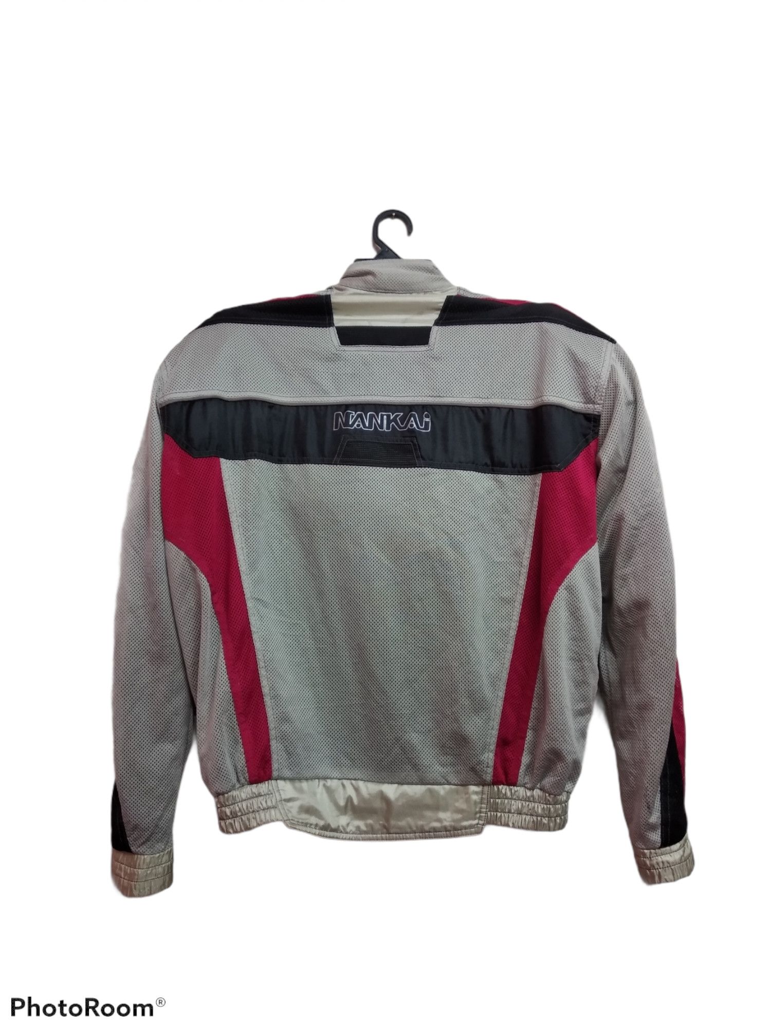 image of Gear For Sports x Sports Specialties Vintage Nankai Motorcycle Jacket in Black/Red/Grey (Size XL)