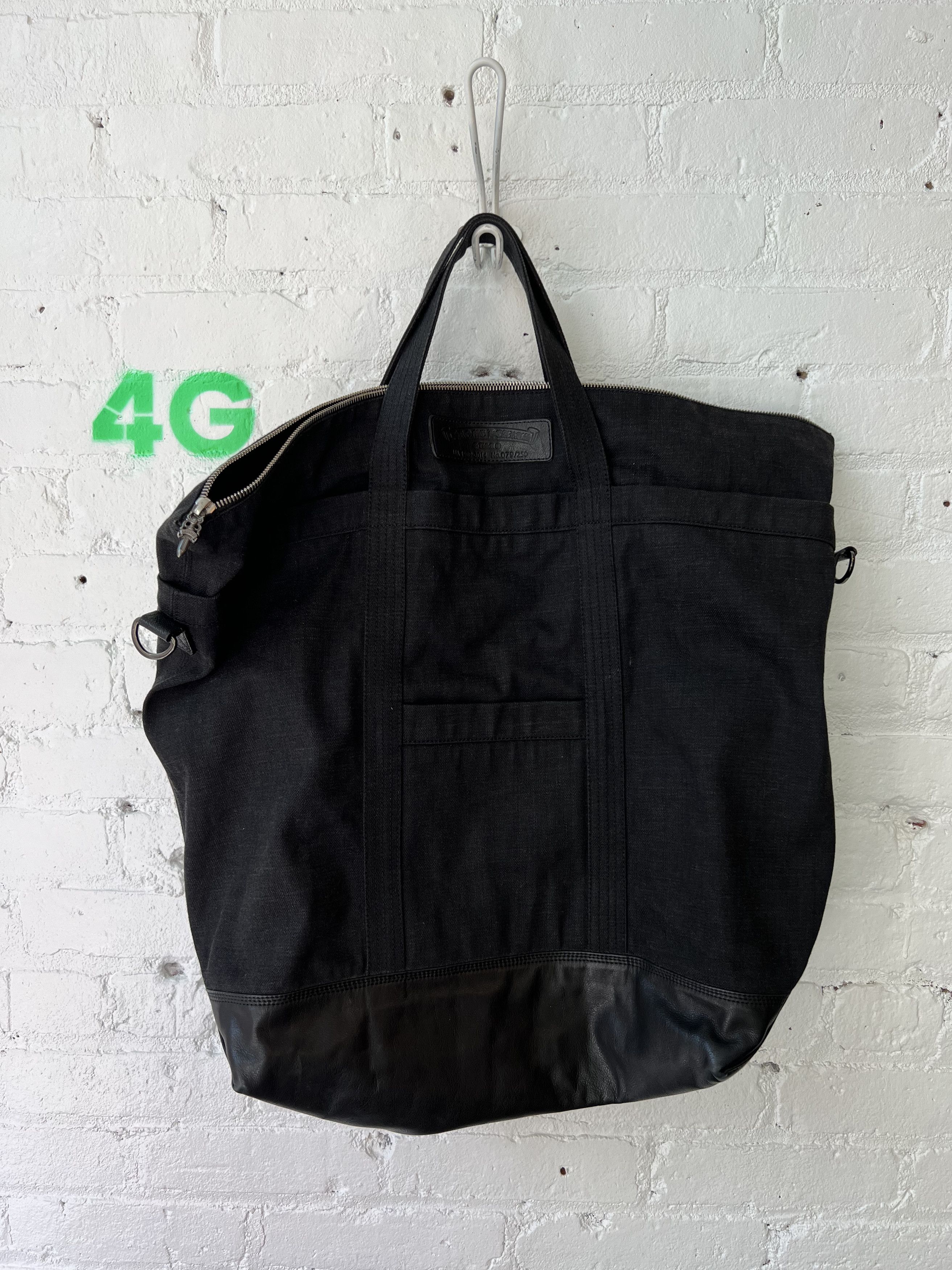 image of Chrome Hearts Limited Cross-Patch Bag Travel Duffle in Black, Men's