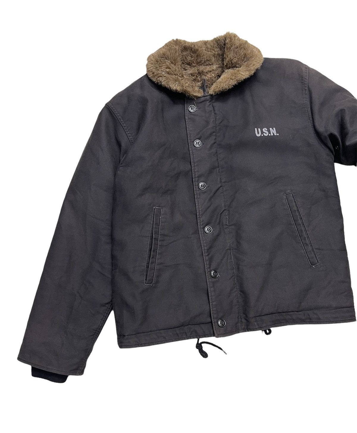 Vintage USN N-1 DECK JACKET Size US L / EU 52-54 / 3 - 7 Thumbnail