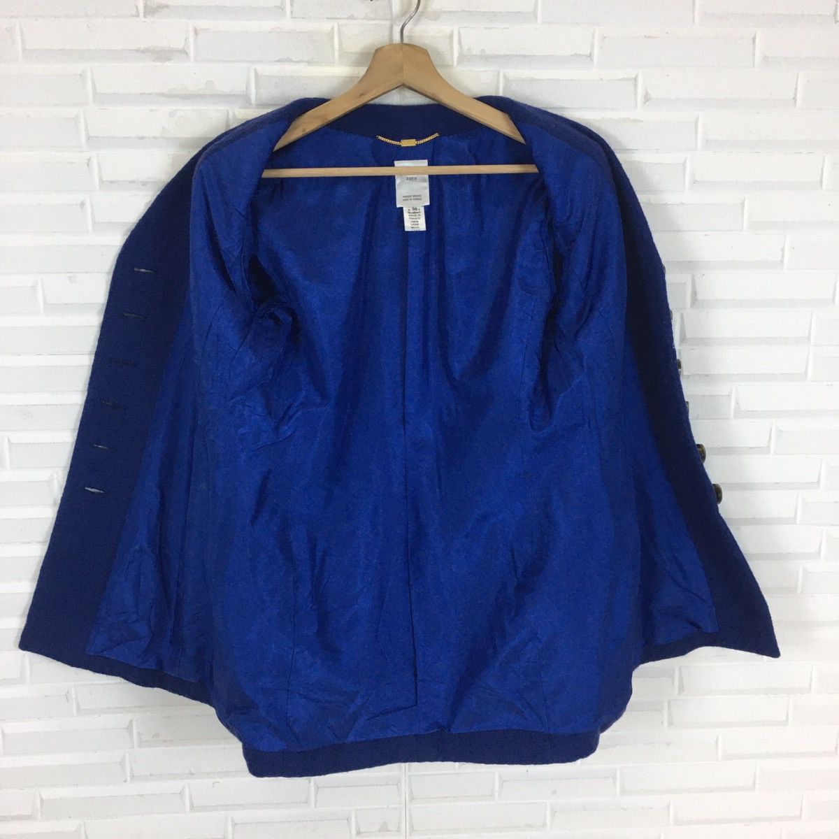 Celine × Hedi Slimane CELINE PARIS WOOL COAT Size M / US 6-8 / IT 42-44 - 8 Thumbnail